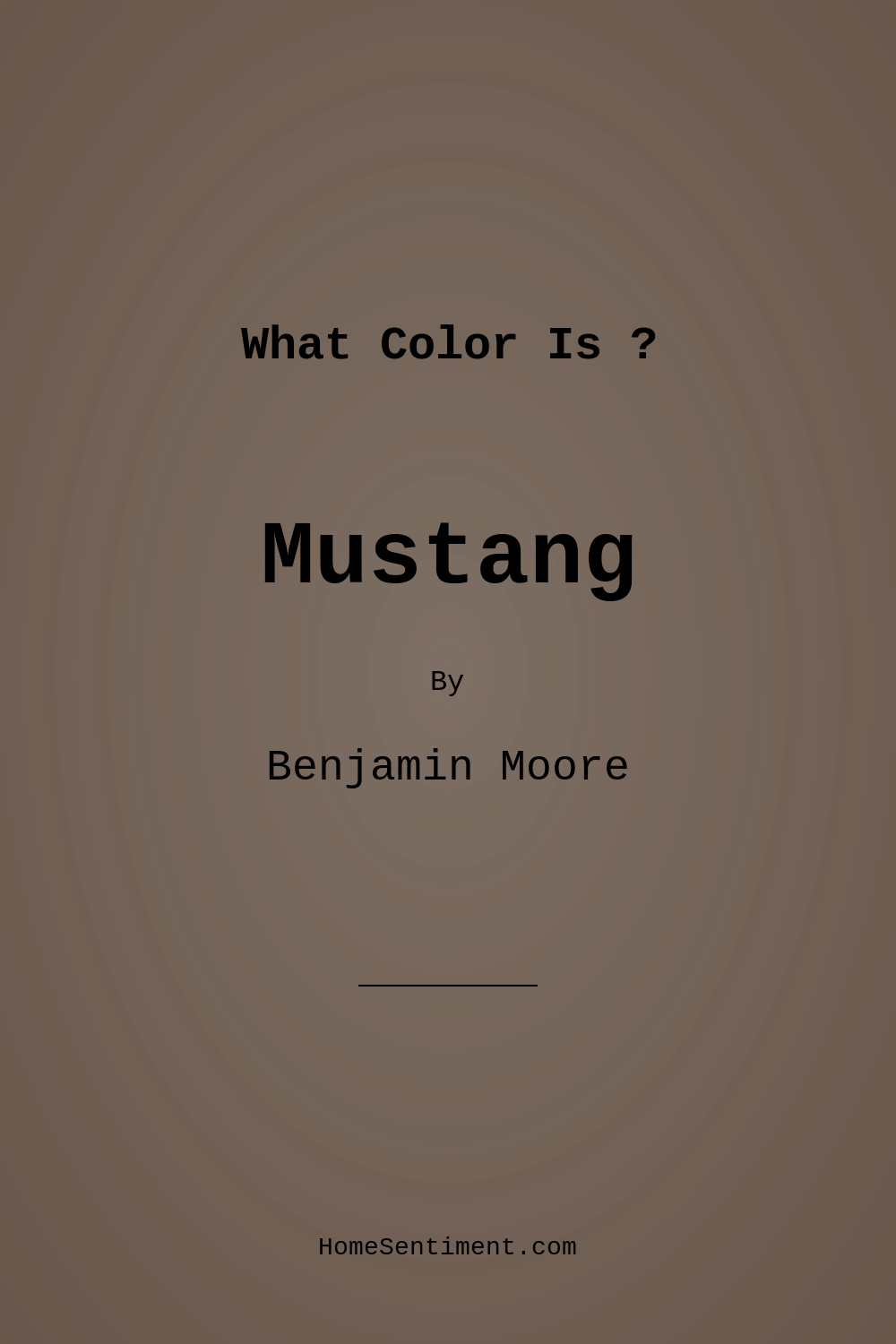 Mustang 2111-30 by Benjamin Moore