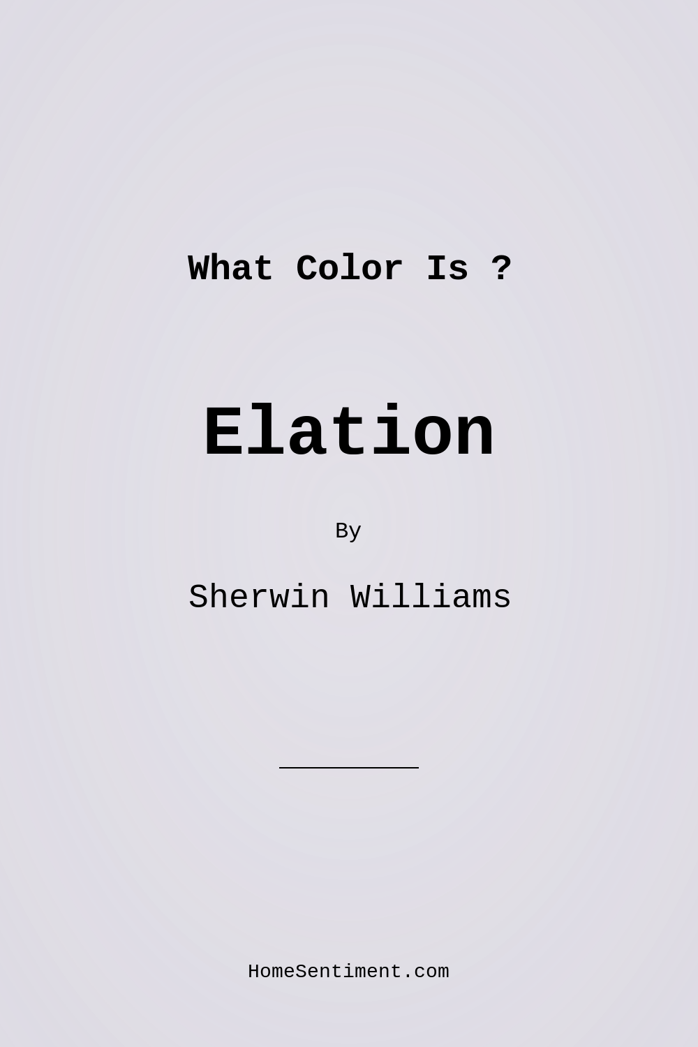 Elation SW 6827 by Sherwin Williams