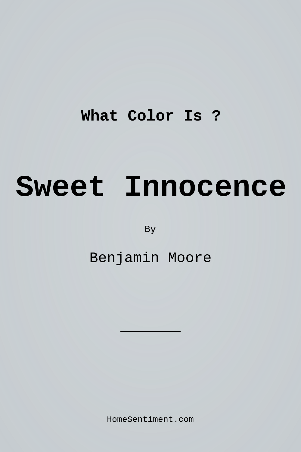 Sweet Innocence 2125-50 by Benjamin Moore