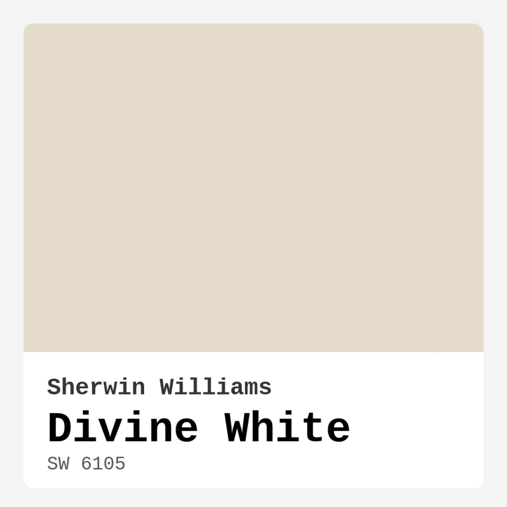 Divine White SW 6105 by Sherwin Williams