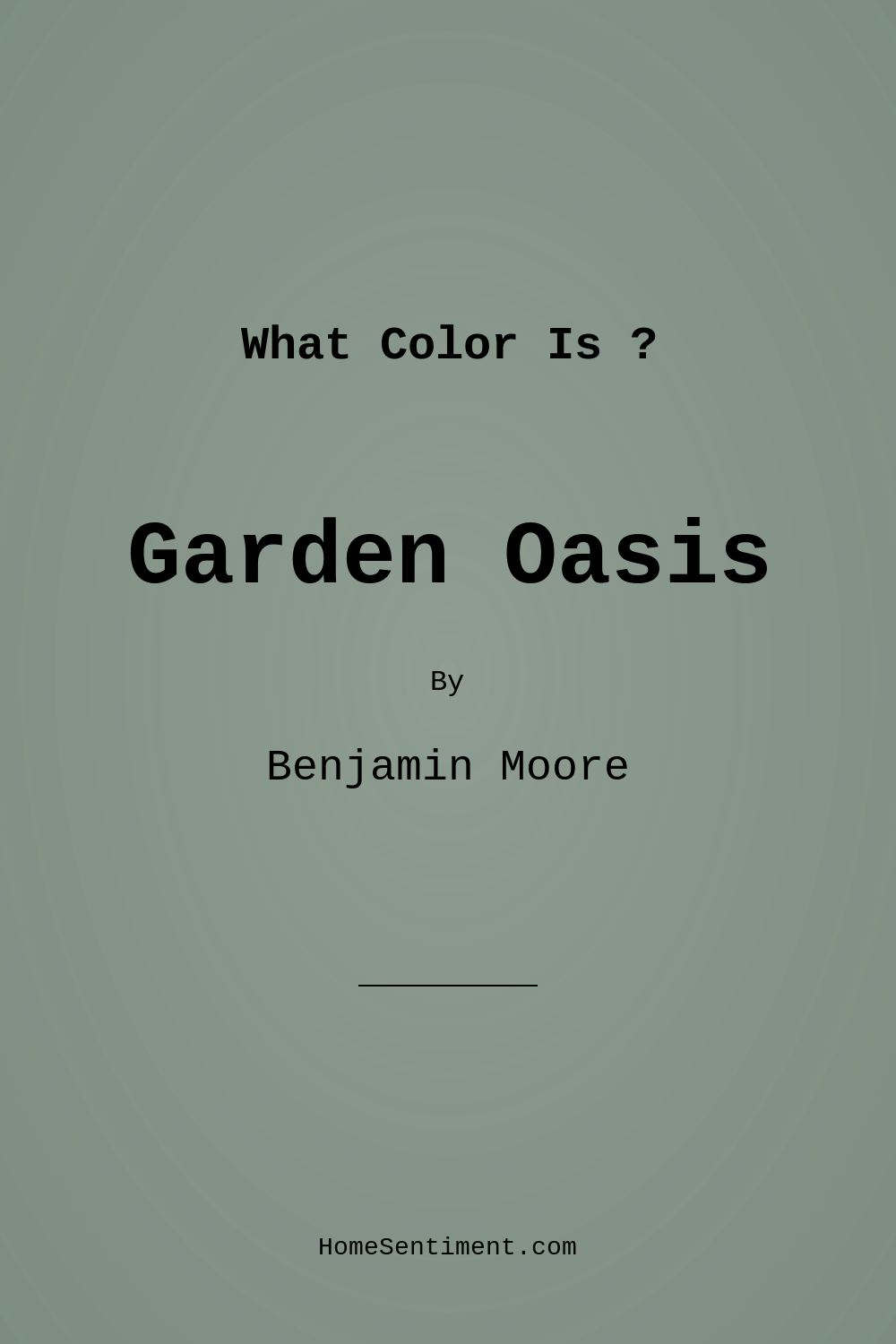 Garden Oasis 699 by Benjamin Moore