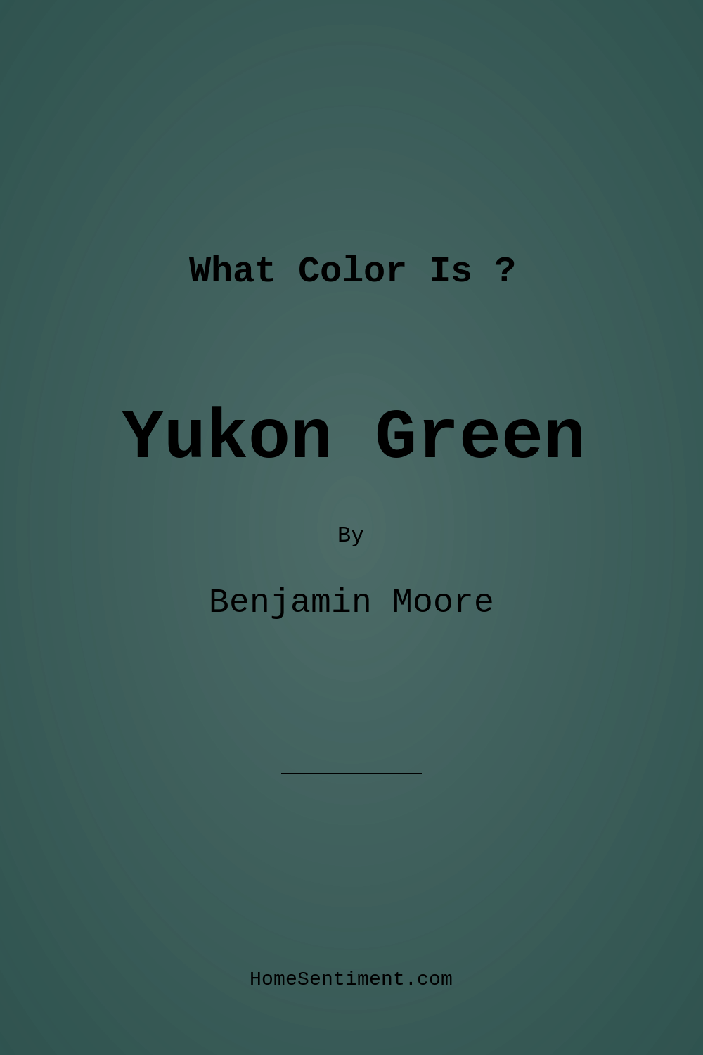 Yukon Green 2051-10 by Benjamin Moore