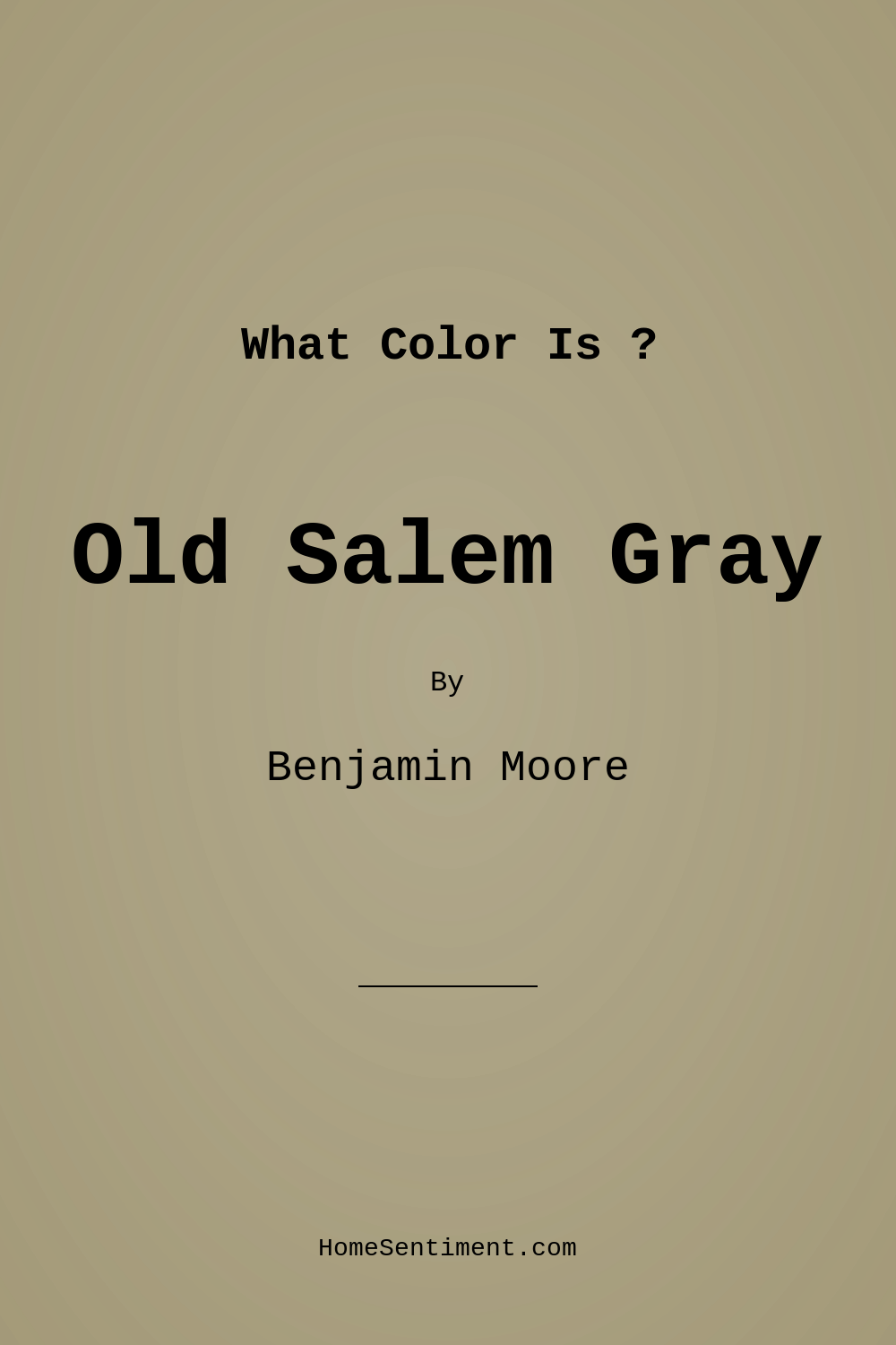 Old Salem Gray HC-94 by Benjamin Moore