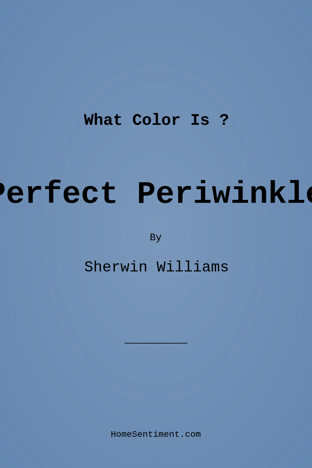 Perfect Periwinkle SW 9065 by Sherwin Williams