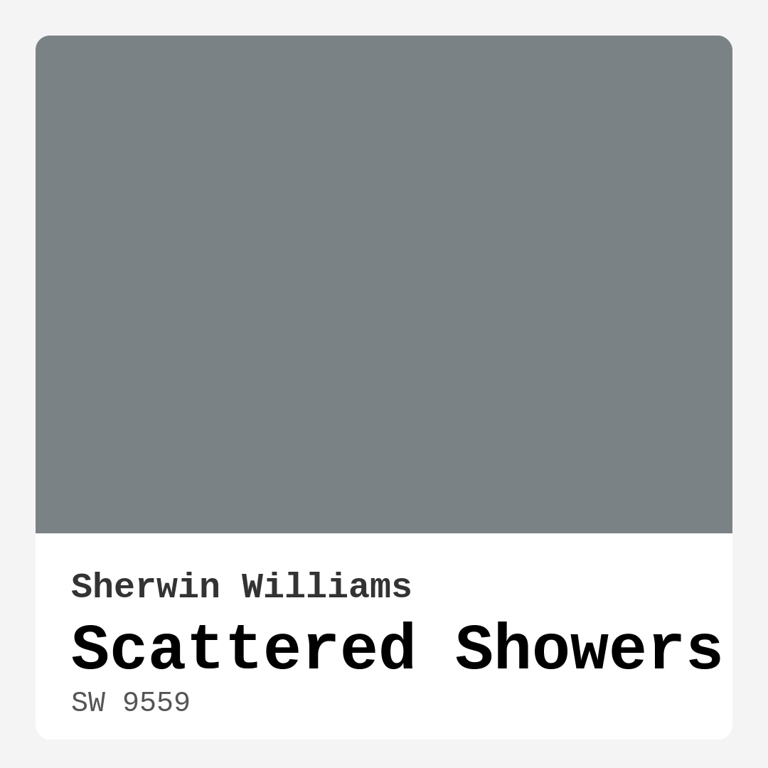 Scattered Showers SW 9559 by Sherwin Williams