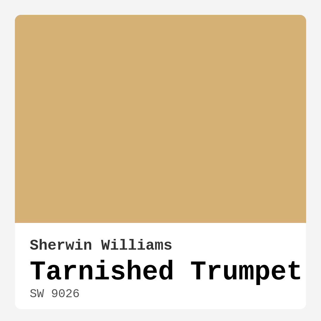 Tarnished Trumpet SW 9026 by Sherwin Williams