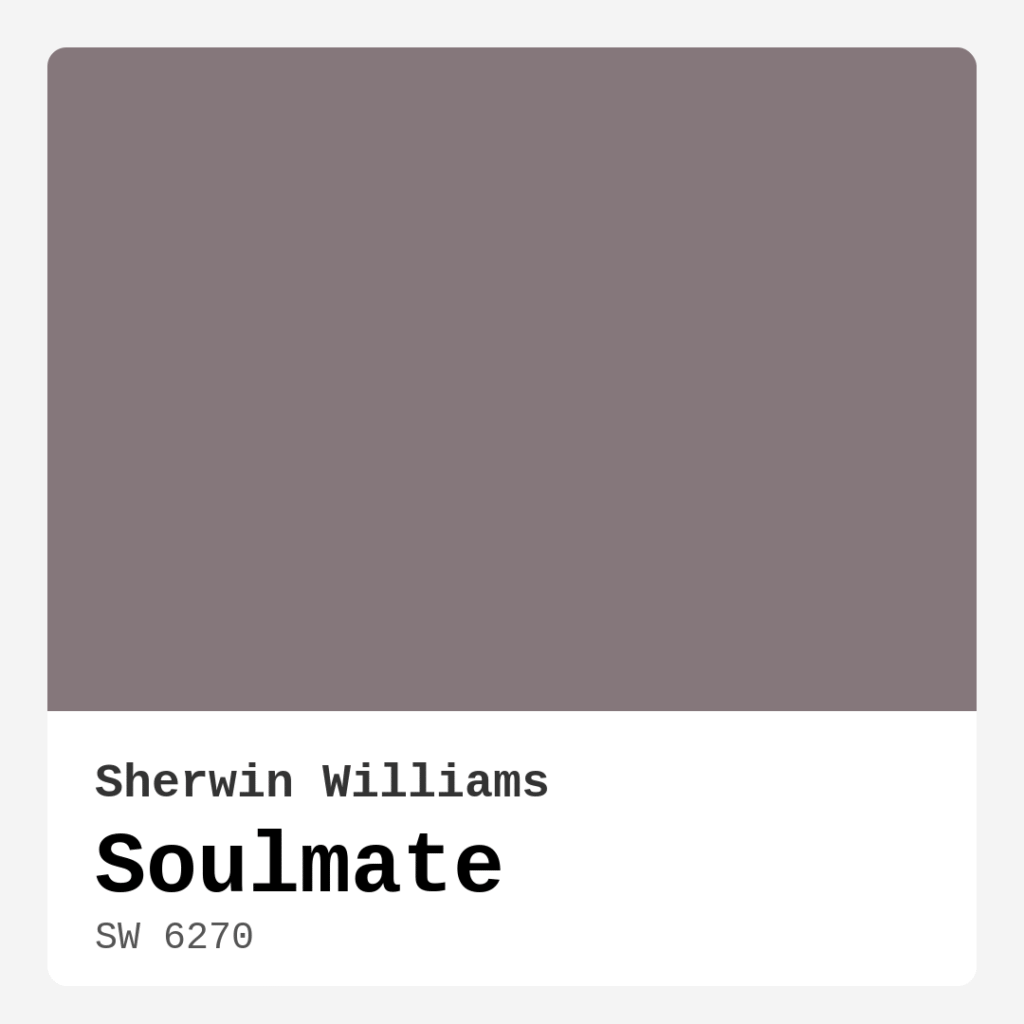 Soulmate SW 6270 by Sherwin Williams