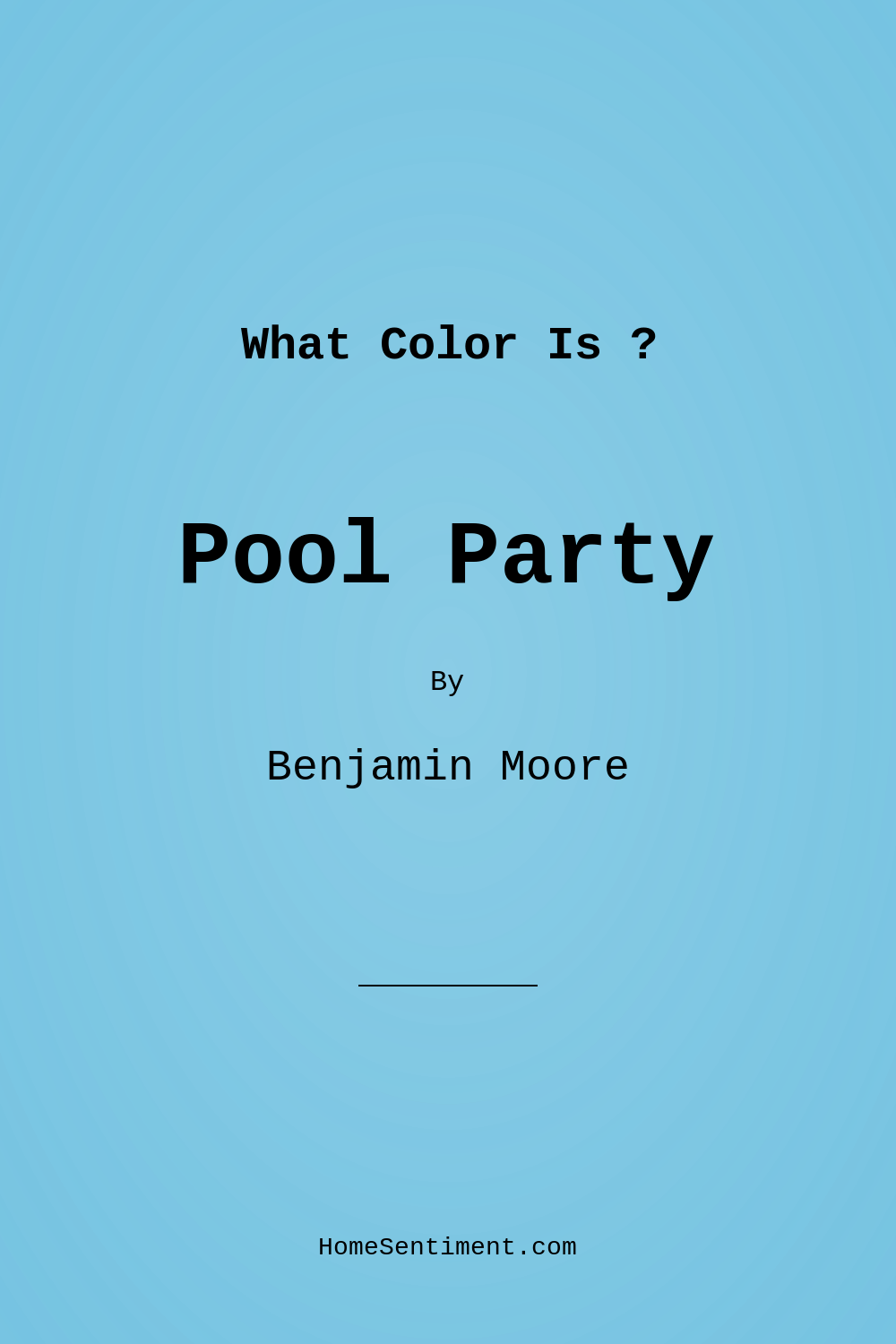 Pool Party 2059-50 by Benjamin Moore