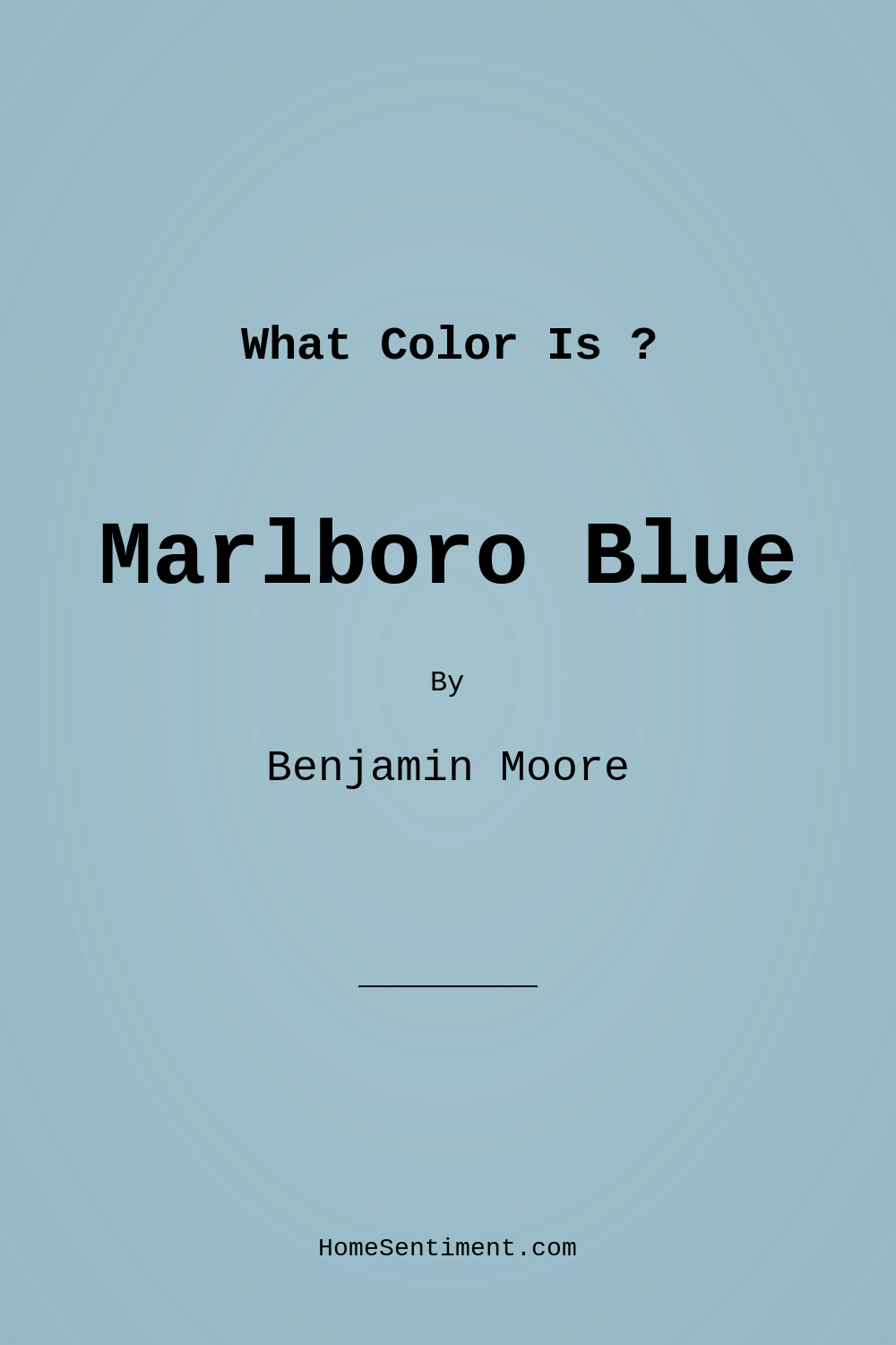 Marlboro Blue HC-153 by Benjamin Moore