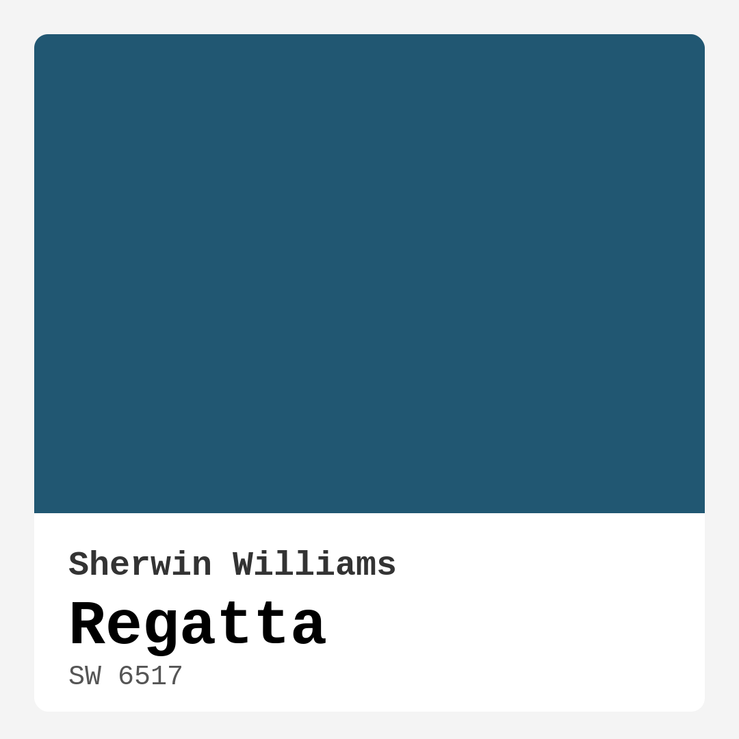 Regatta SW 6517 by Sherwin Williams