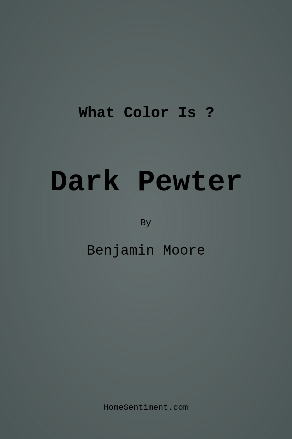 Dark Pewter 2122-10 by Benjamin Moore
