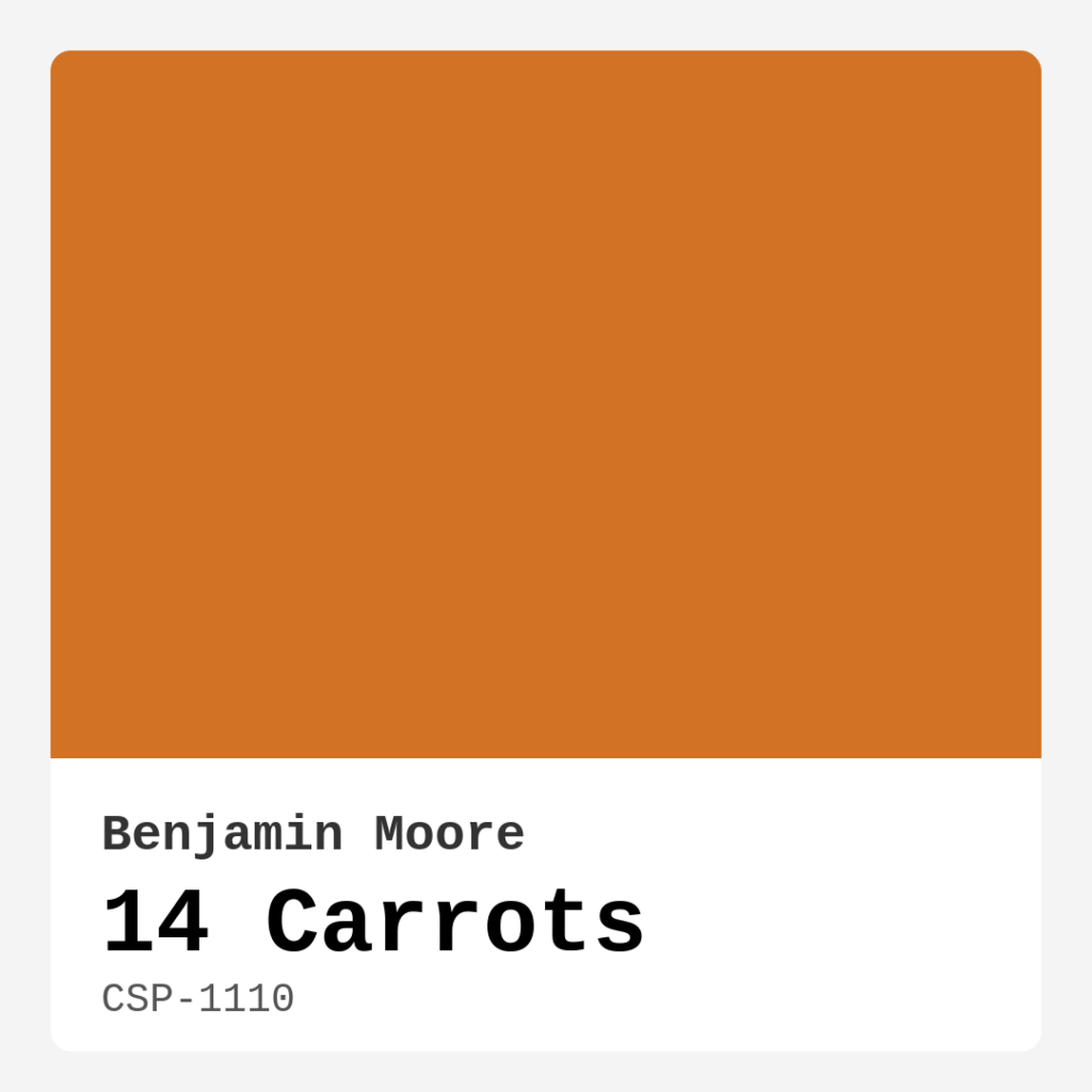 14 Carrots CSP-1110 by Benjamin Moore