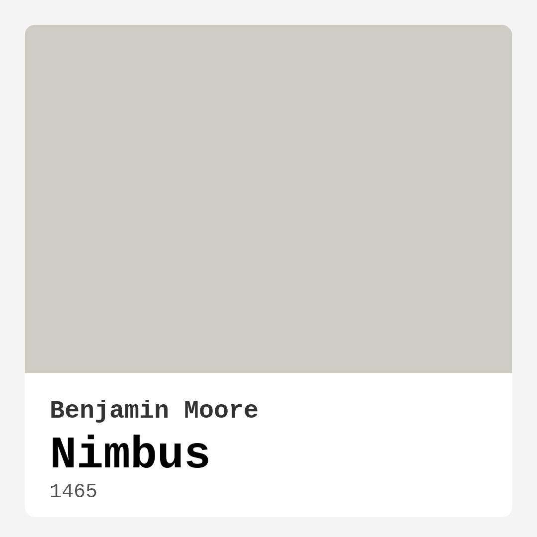 Nimbus 1465 by Benjamin Moore