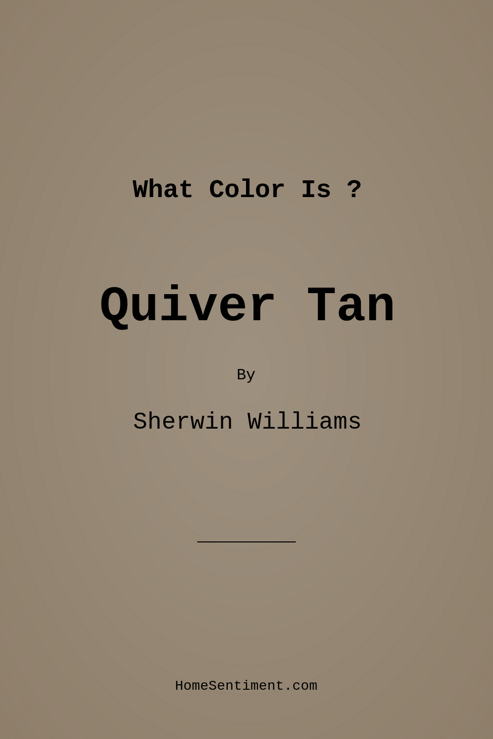 Quiver Tan SW 6151 by Sherwin Williams