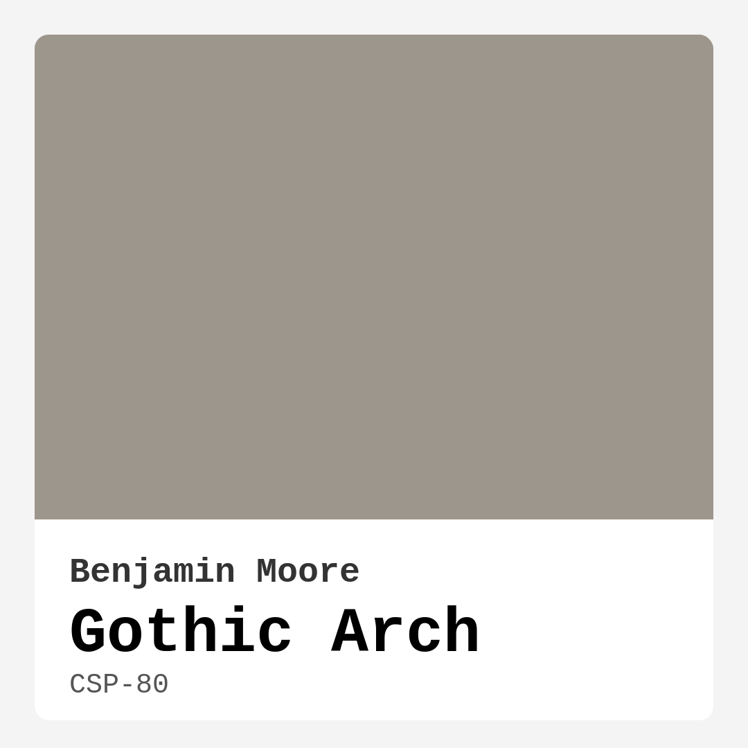 Gothic Arch CSP-80 by Benjamin Moore