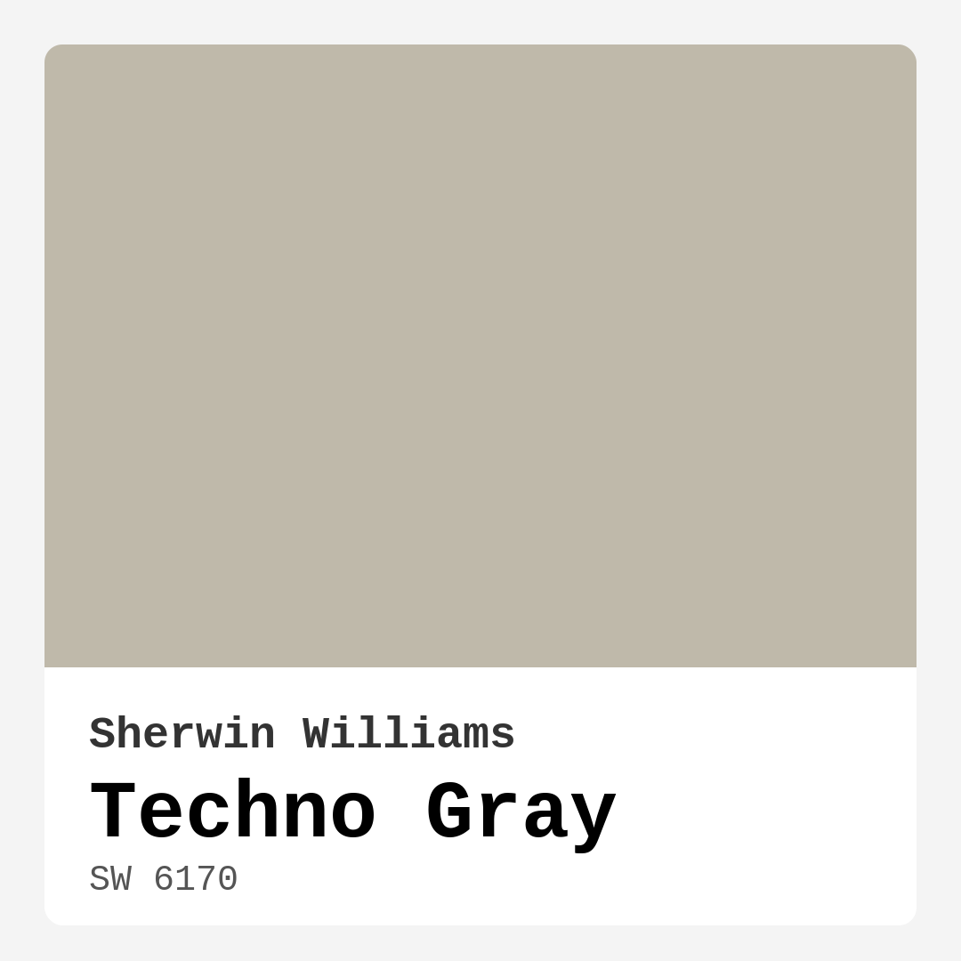 Sherwin Williams Techno Gray SW 6170 Real Images