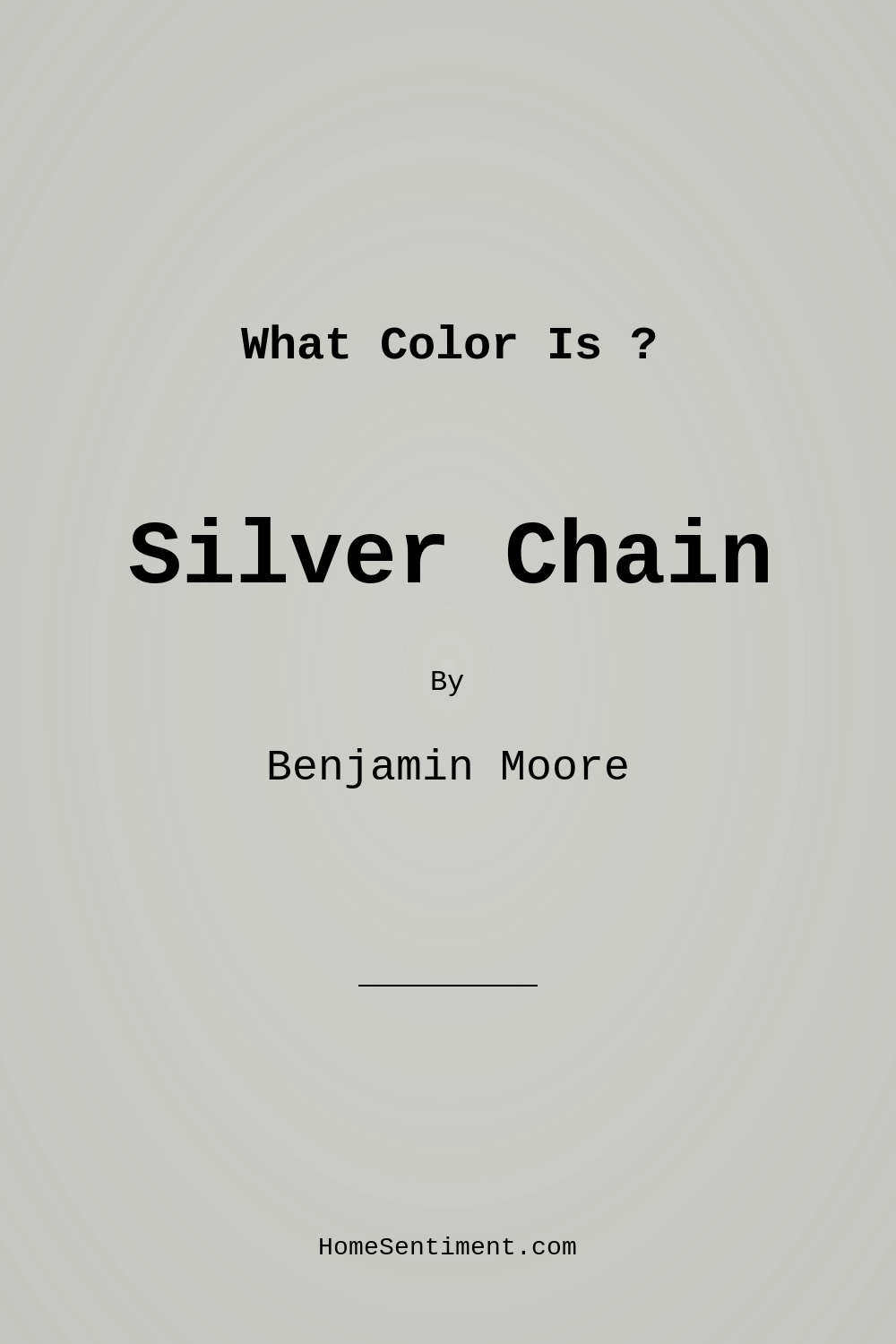 Silver Chain 1472 by Benjamin Moore
