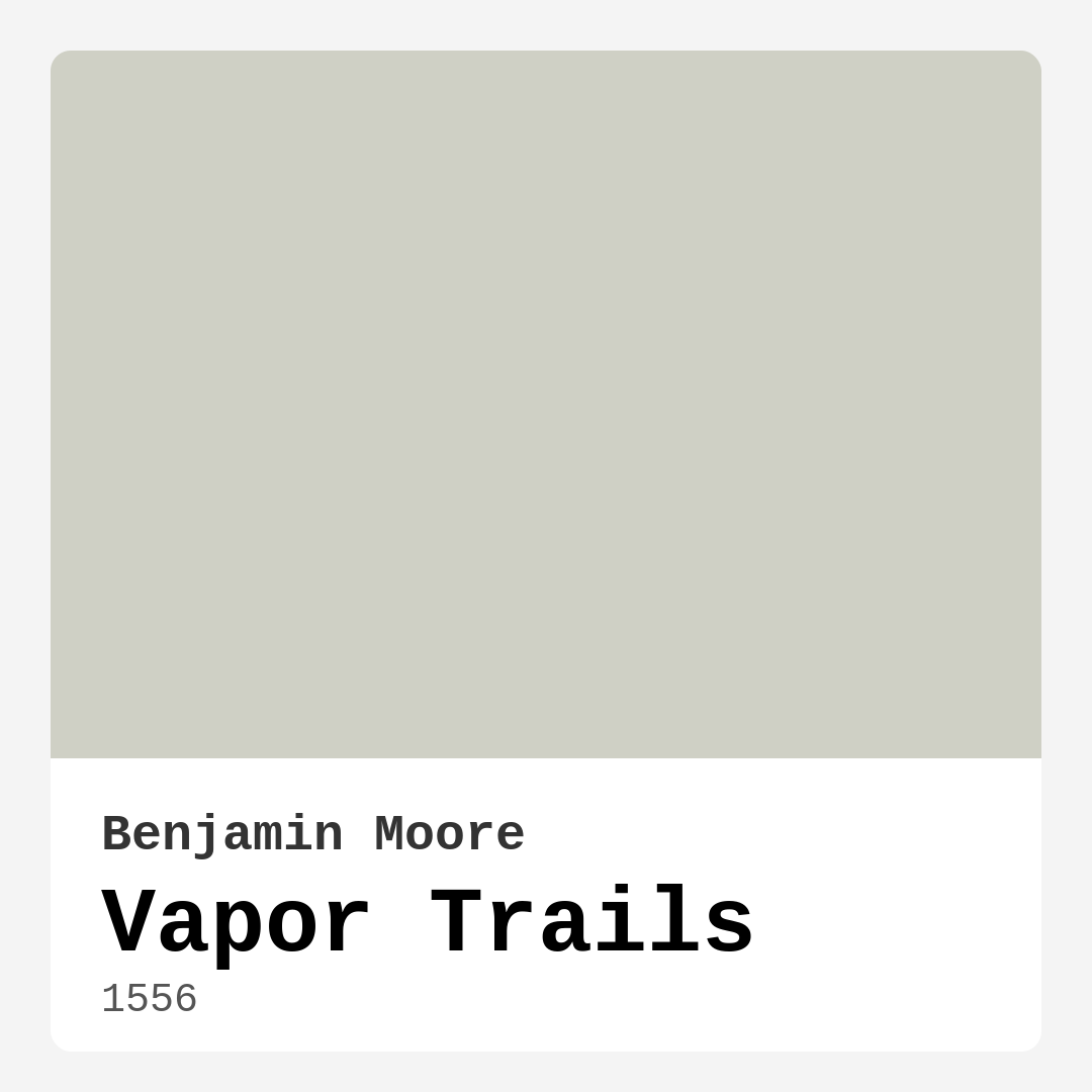 Vapor Trails 1556 by Benjamin Moore