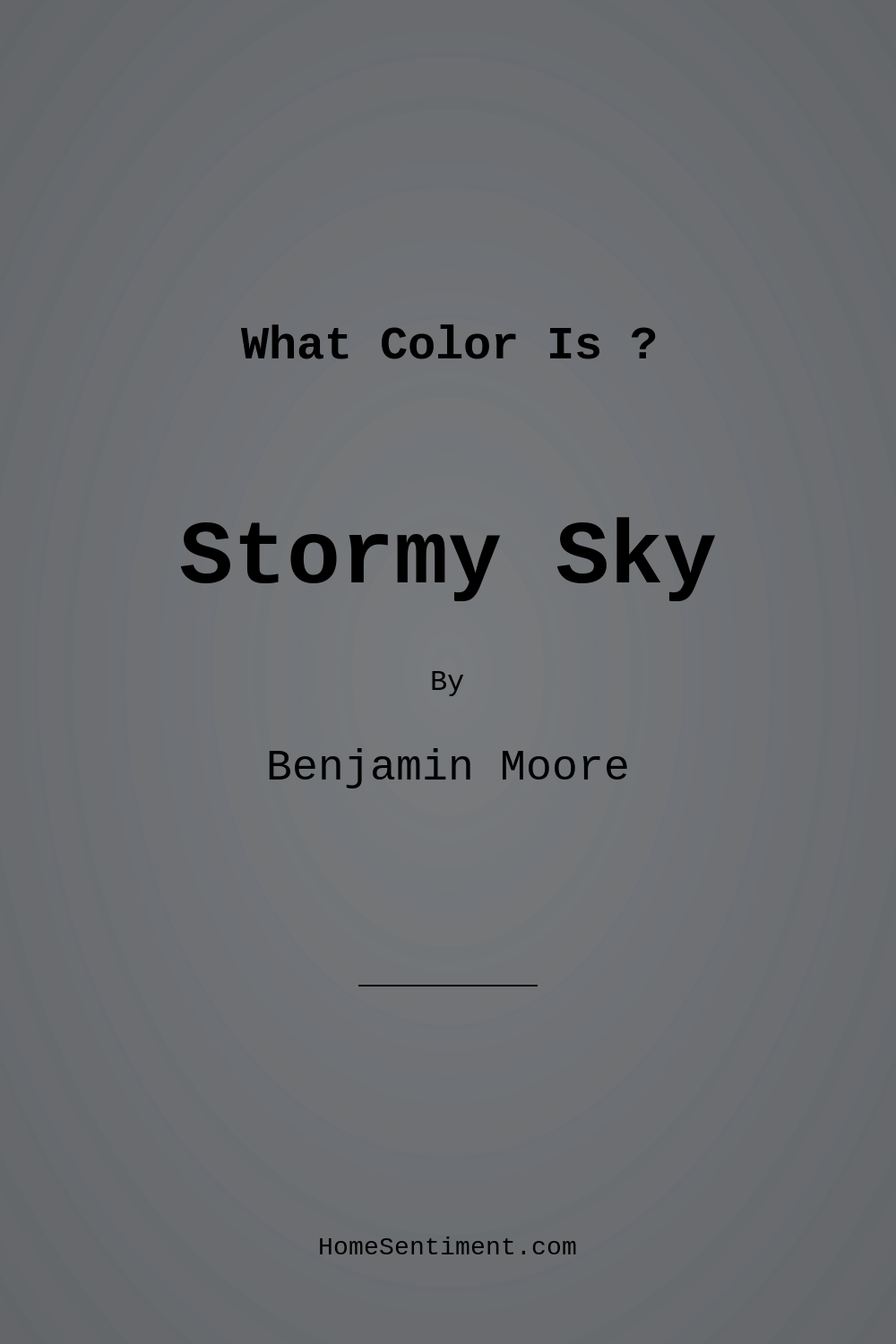 Stormy Sky 1616 by Benjamin Moore