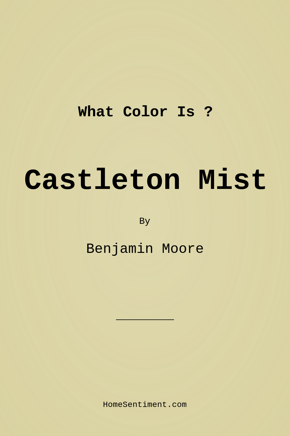 Castleton Mist HC-1 by Benjamin Moore
