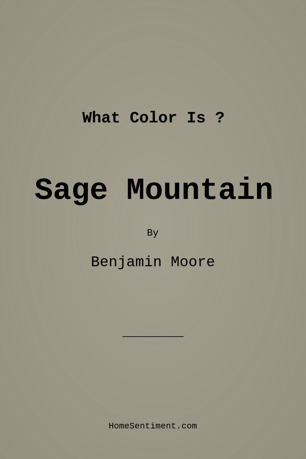 Sage Mountain 1488 by Benjamin Moore