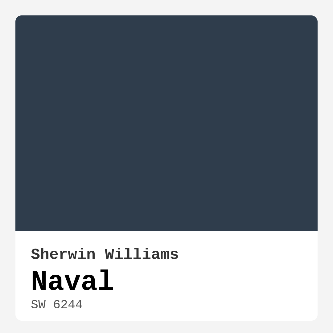 Naval SW 6244 by Sherwin Williams