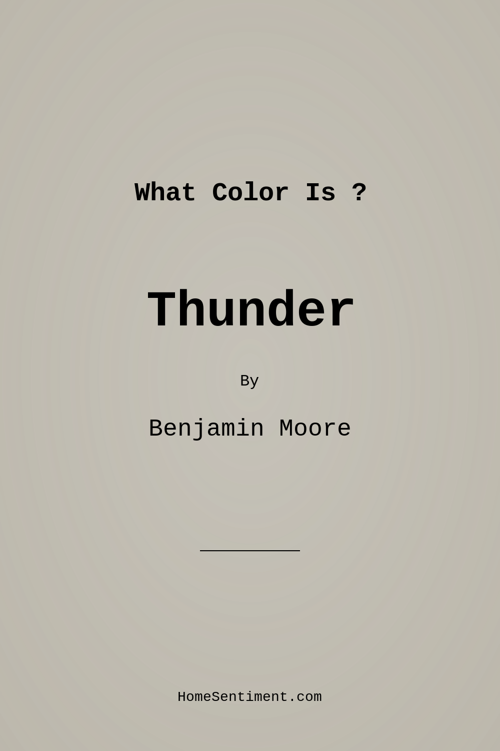 Thunder AF-685 by Benjamin Moore
