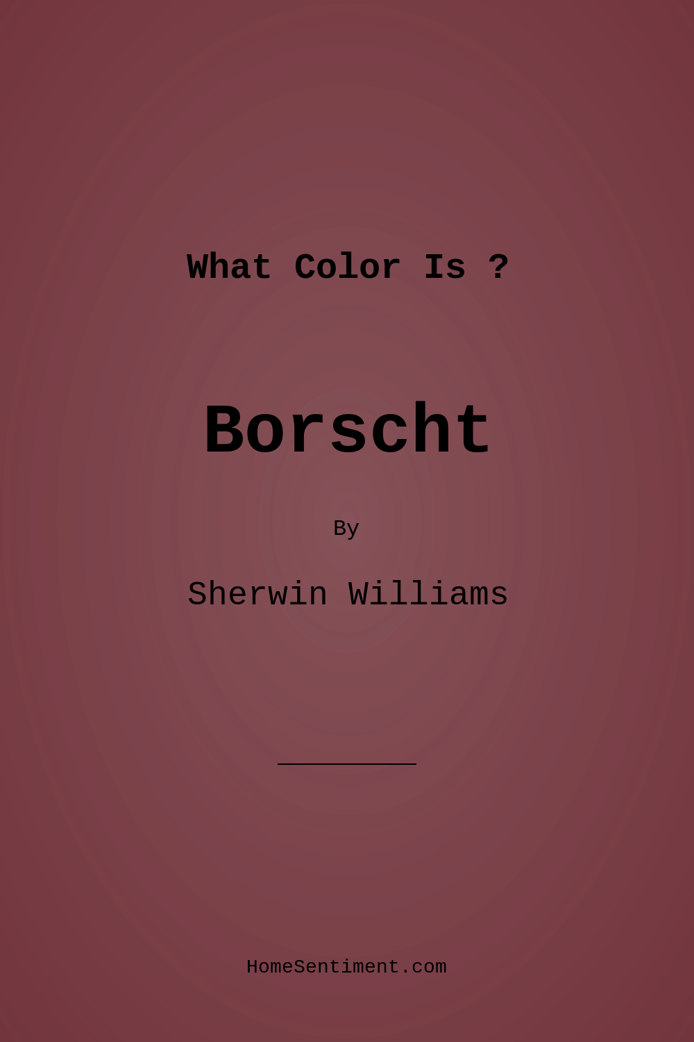 Borscht SW 7578 by Sherwin Williams
