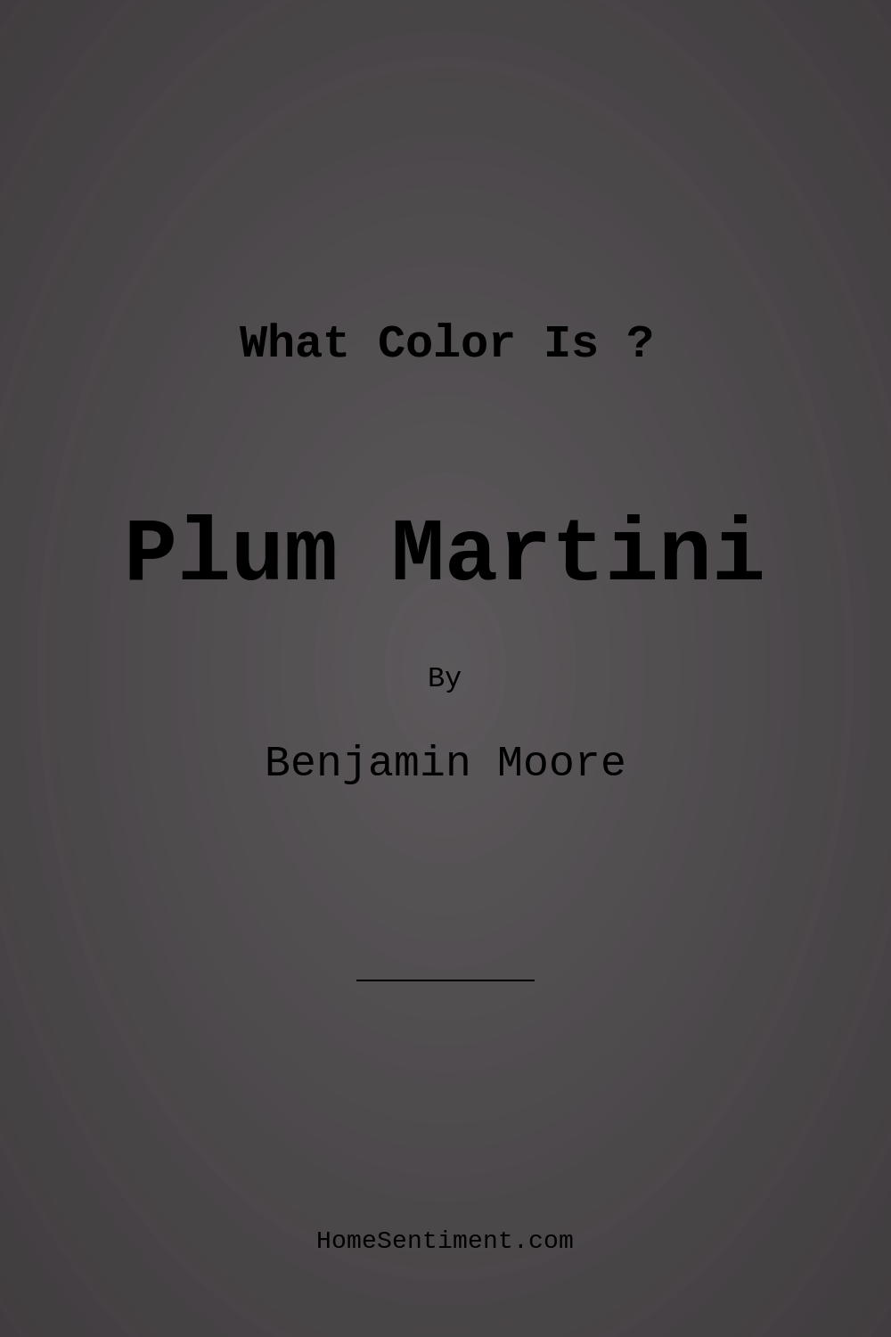 Plum Martini CSP-540 by Benjamin Moore