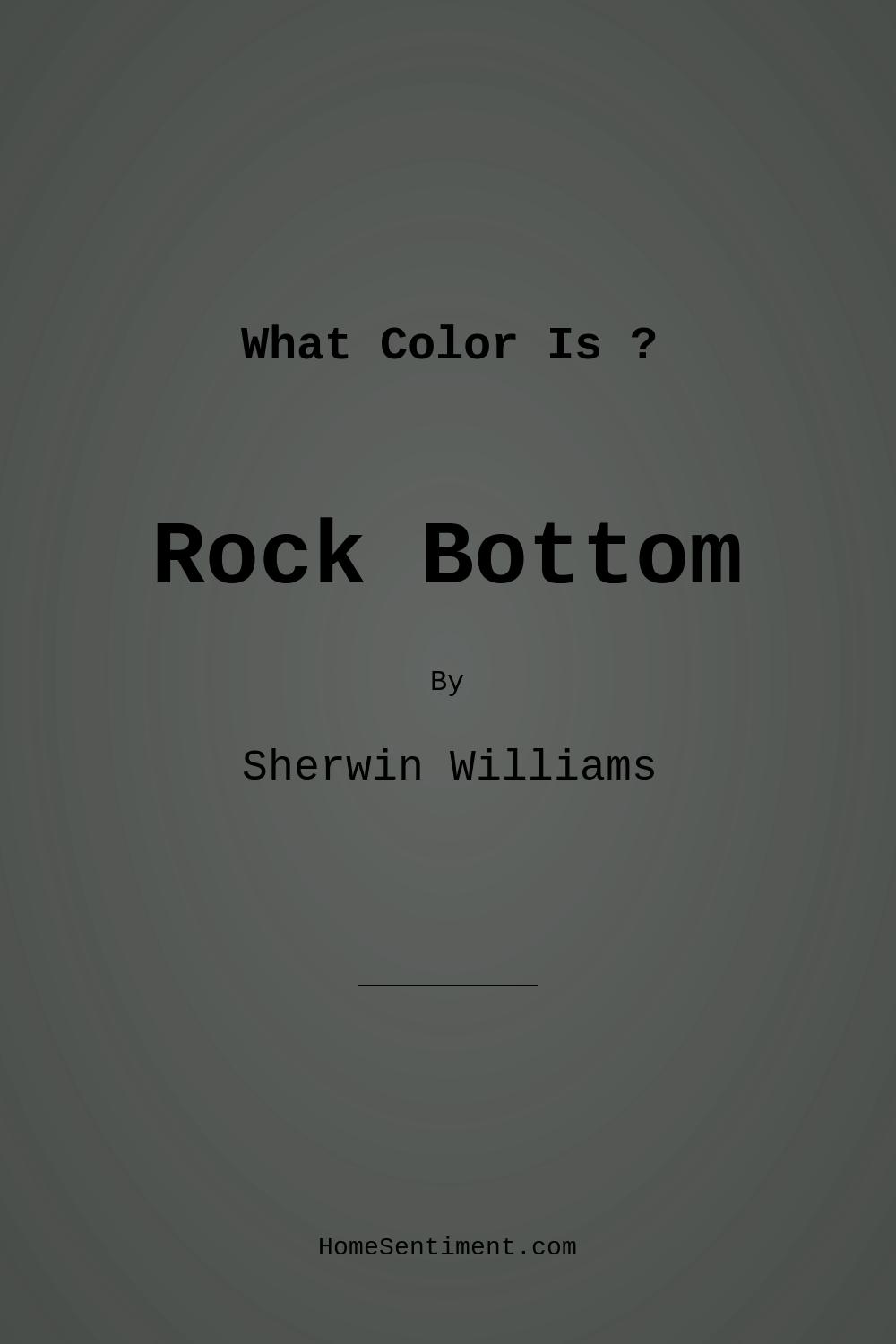 Rock Bottom SW 7062 by Sherwin Williams