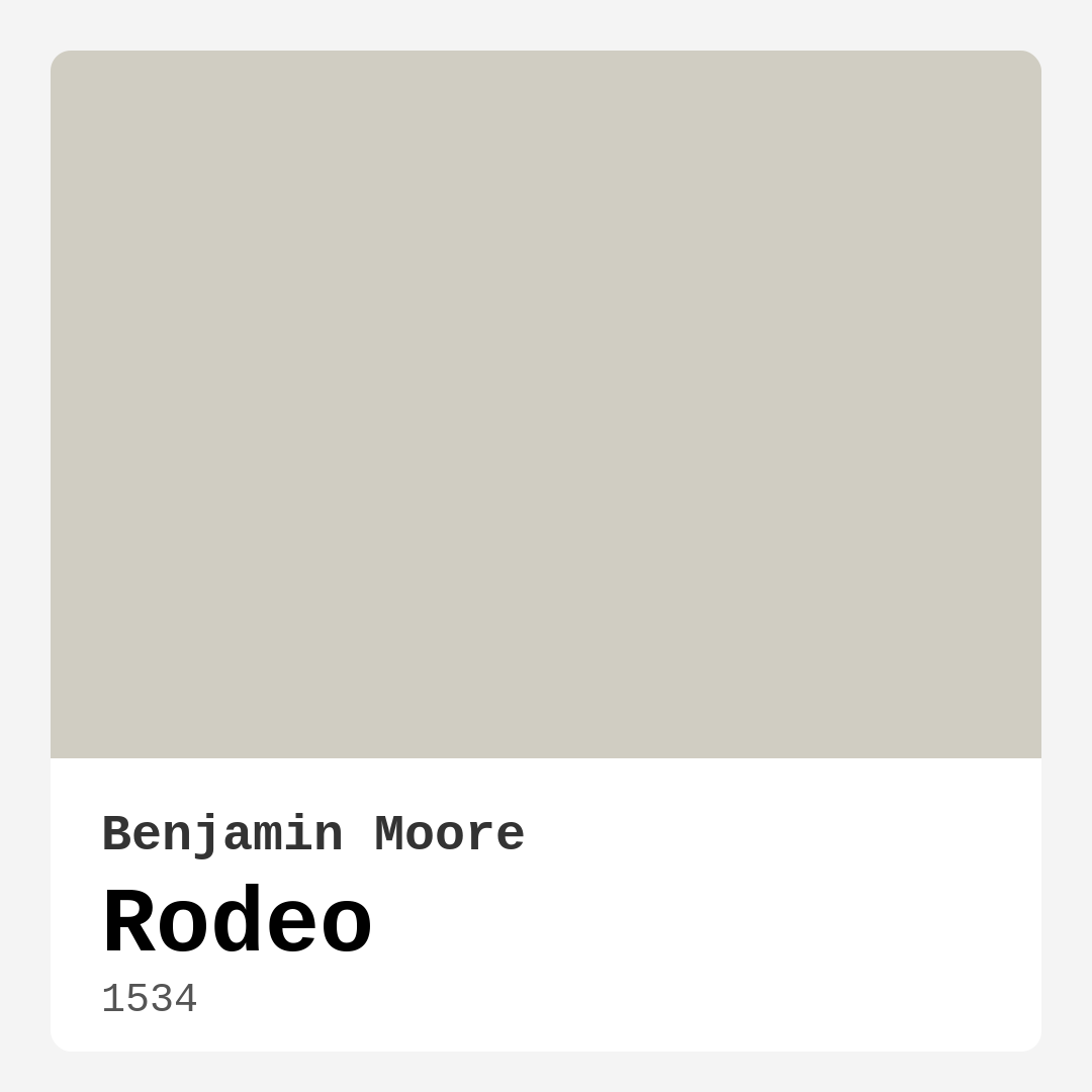 Rodeo 1534 by Benjamin Moore