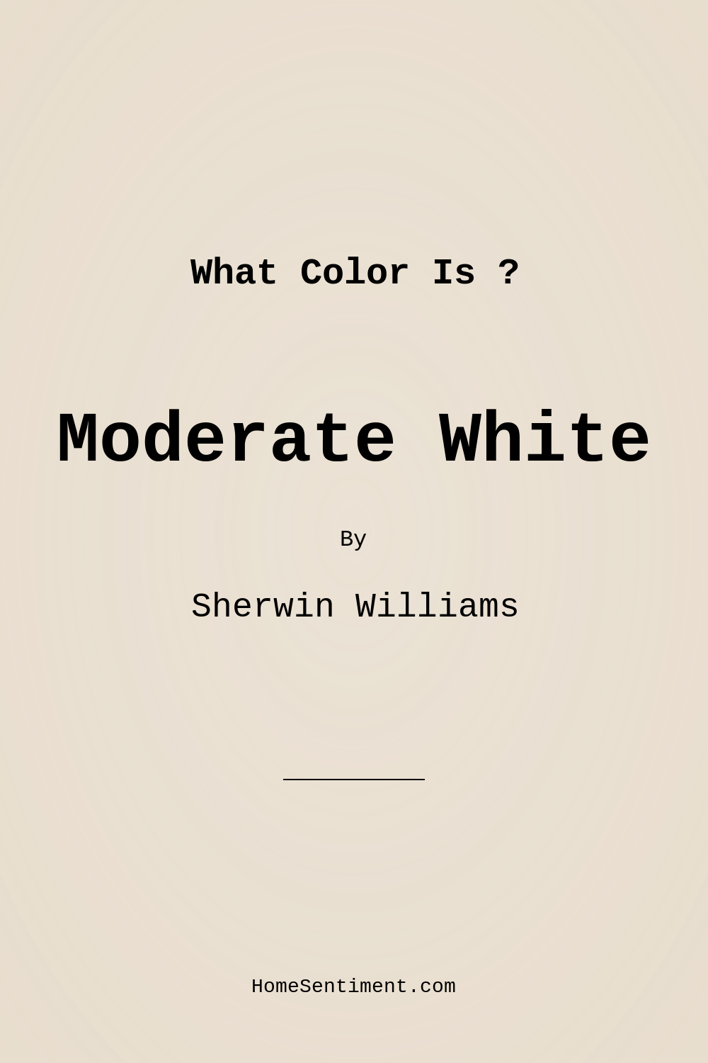 Moderate White SW 6140 by Sherwin Williams