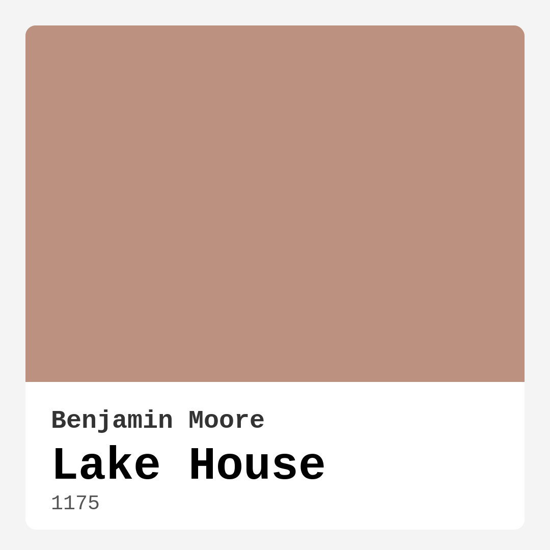 Benjamin Moore Lake House 1175 Real Images