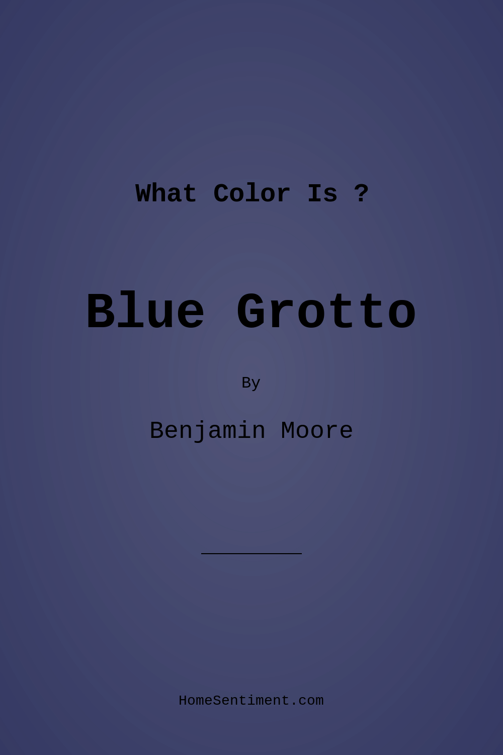Blue Grotto CC-964 by Benjamin Moore