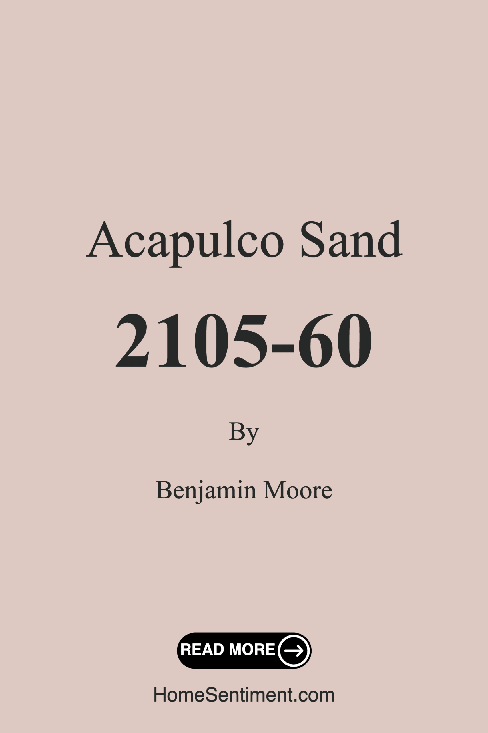 Acapulco Sand 2105-60 by Benjamin Moore
