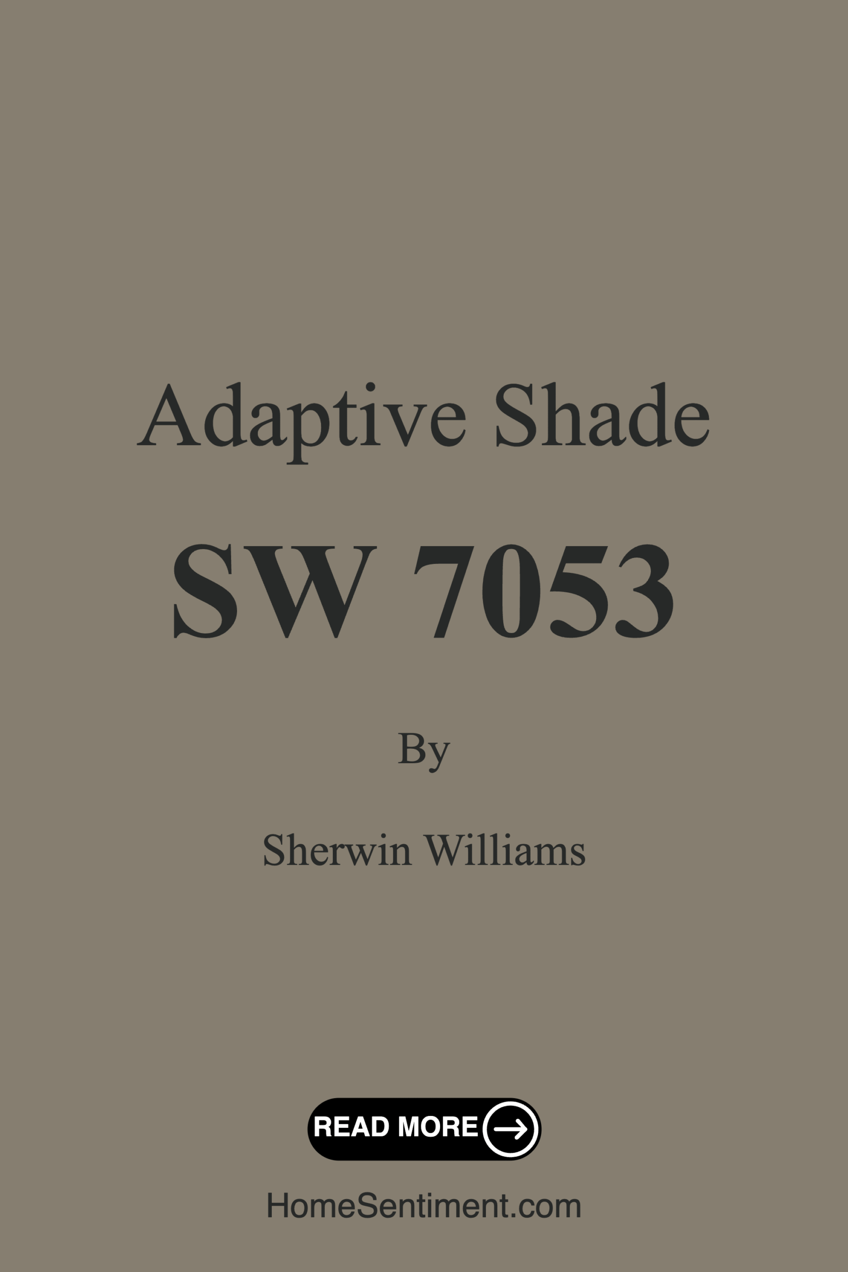 Adaptive Shade SW 7053 by Sherwin Williams