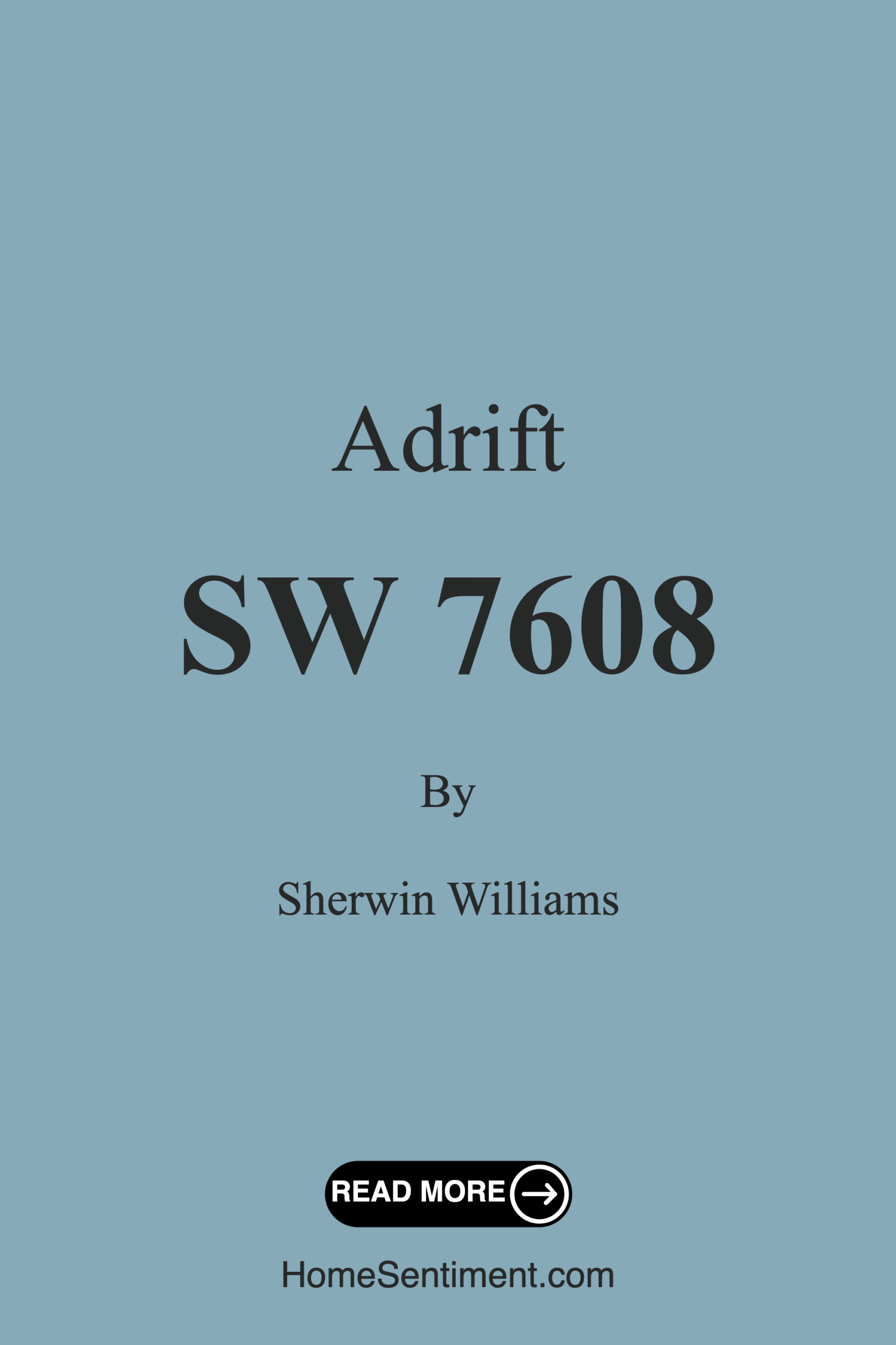 Adrift SW 7608 by Sherwin Williams