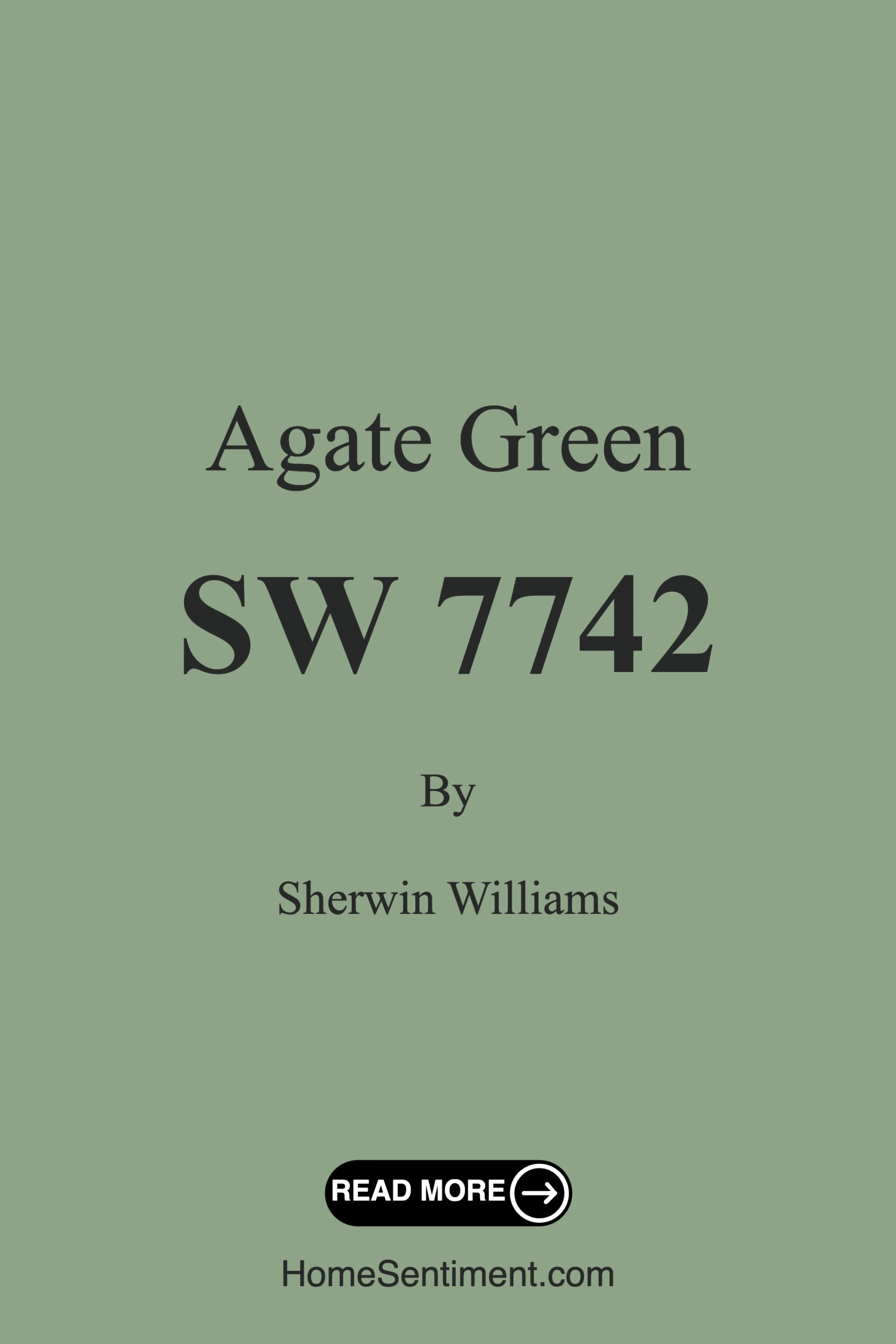 Agate Green SW 7742 by Sherwin Williams
