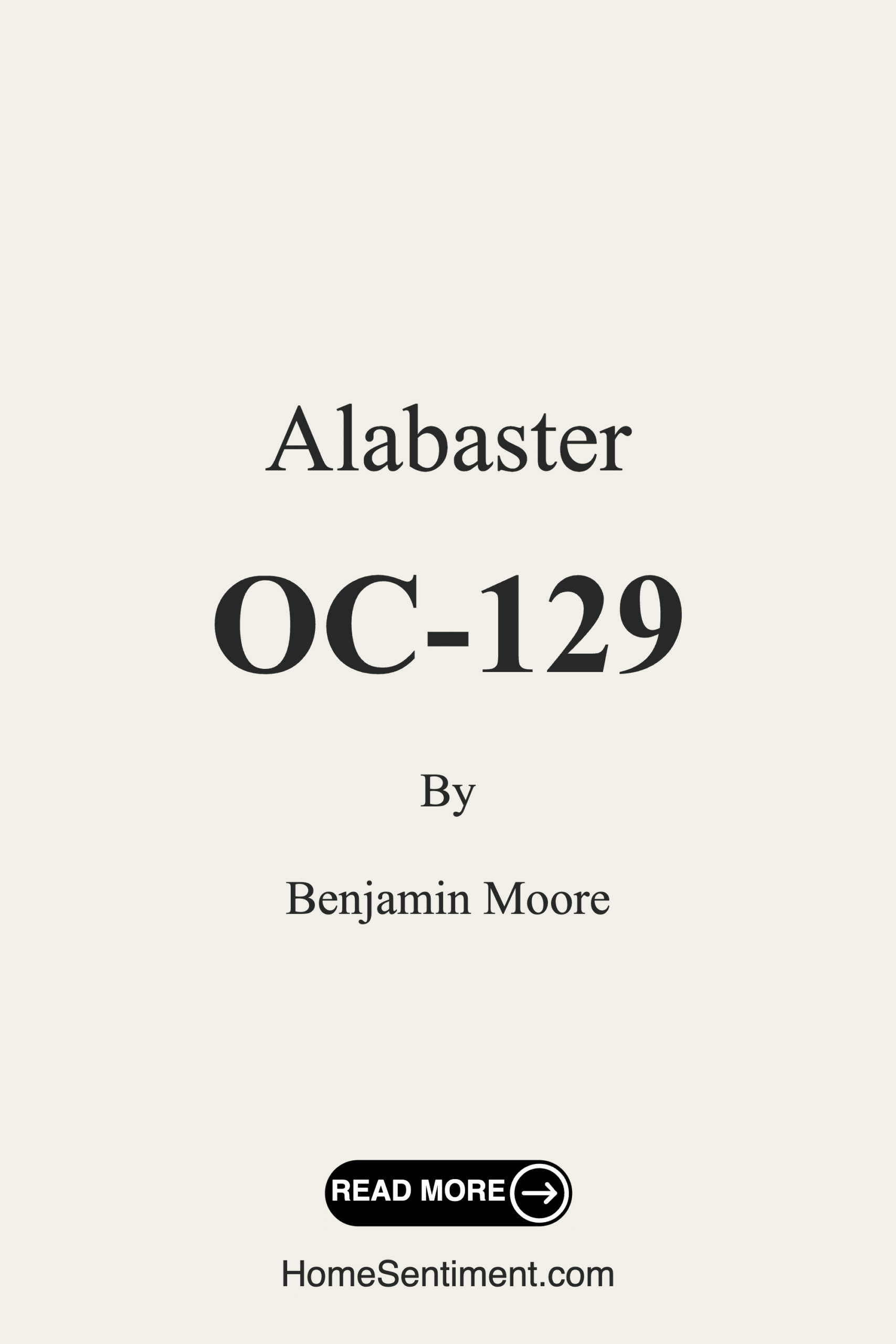 Alabaster OC-129 by Benjamin Moore
