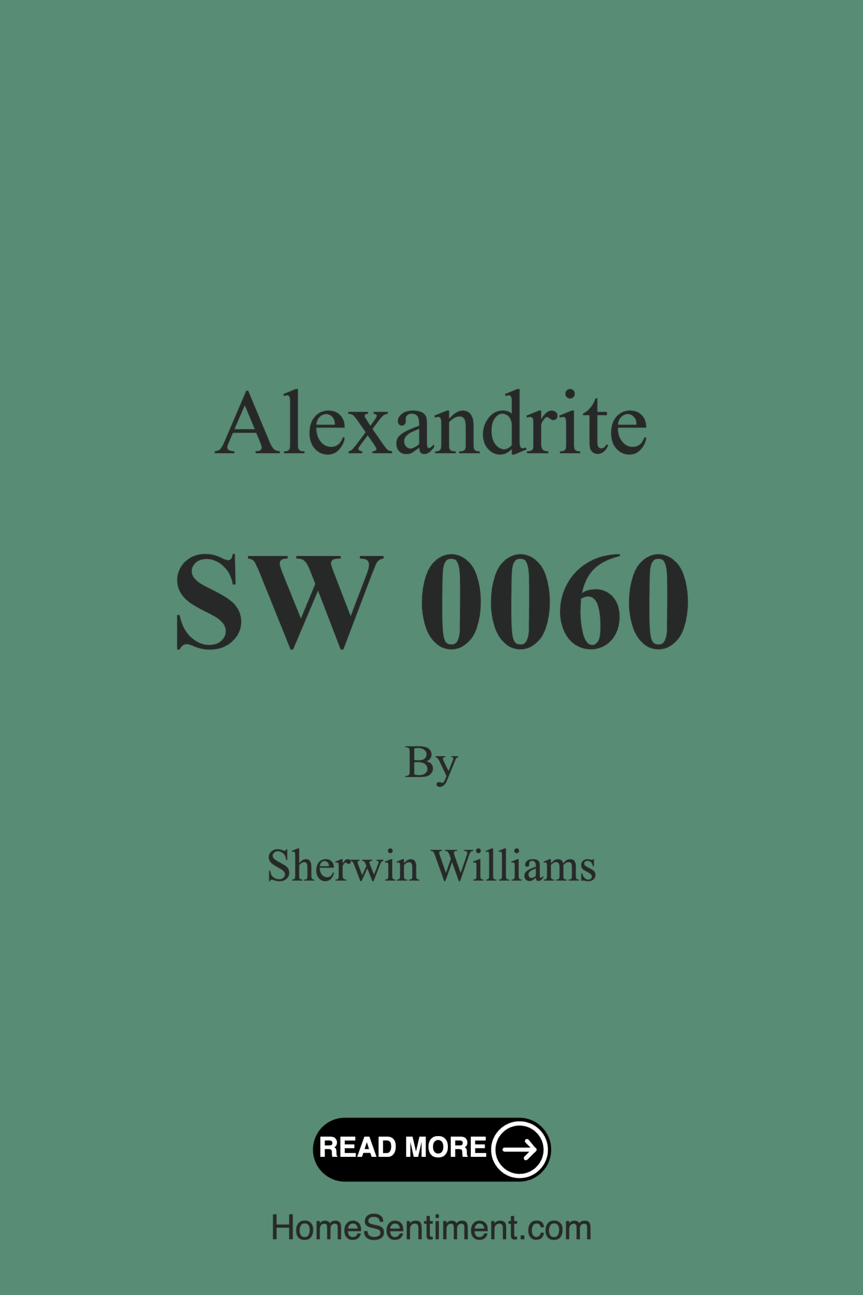 Alexandrite SW 0060 by Sherwin Williams
