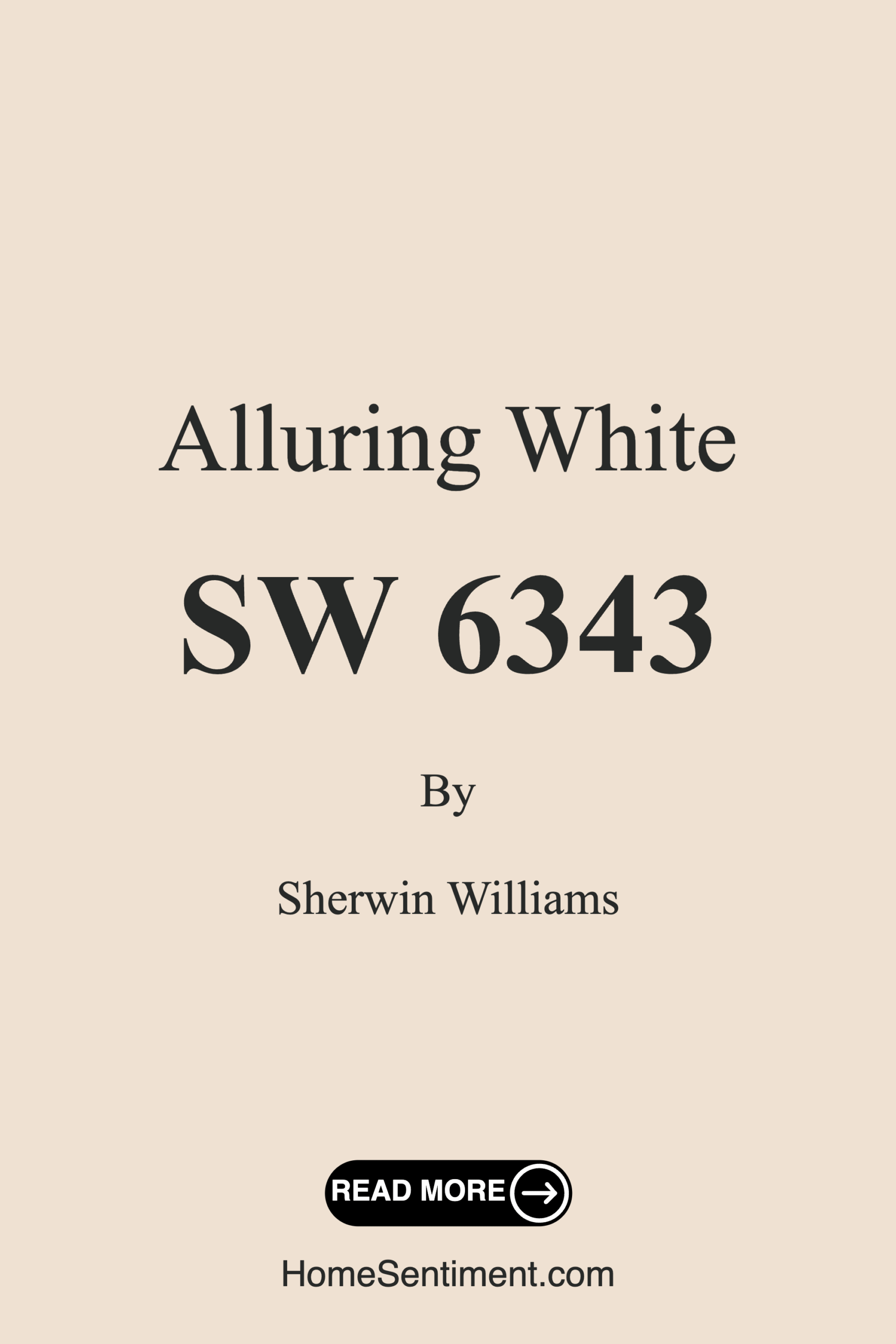 Alluring White SW 6343 by Sherwin Williams