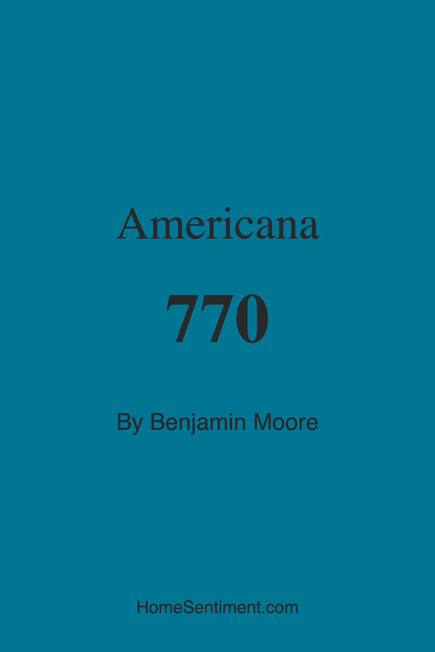 Americana 770 by Benjamin Moore