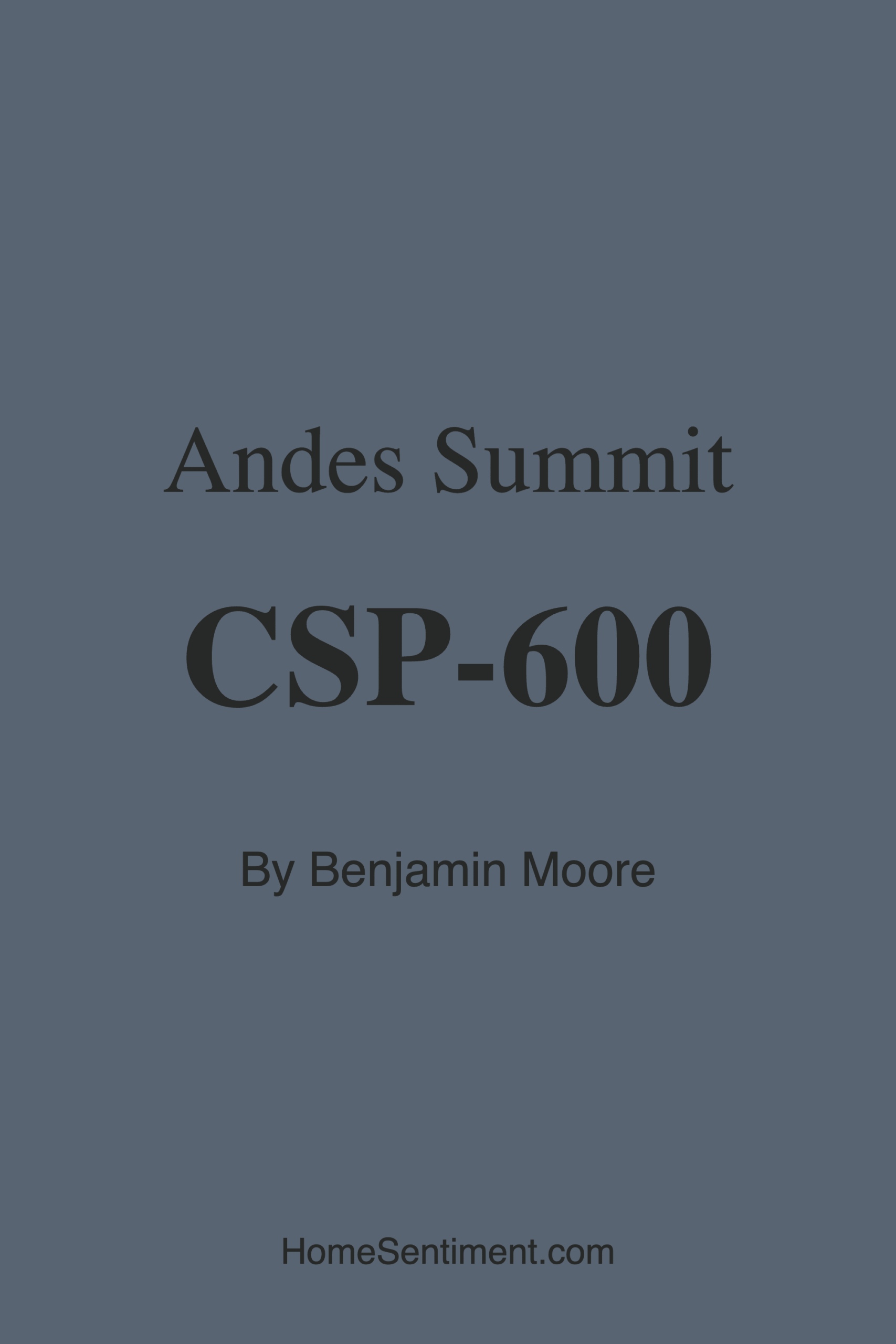 Andes Summit CSP-600 by Benjamin Moore
