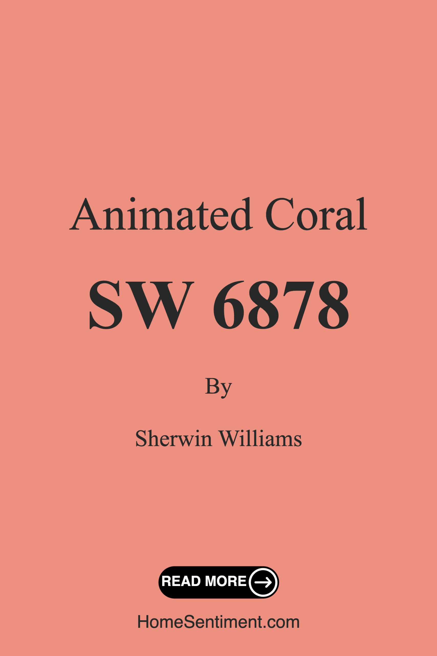 Animated Coral SW 6878 by Sherwin Williams