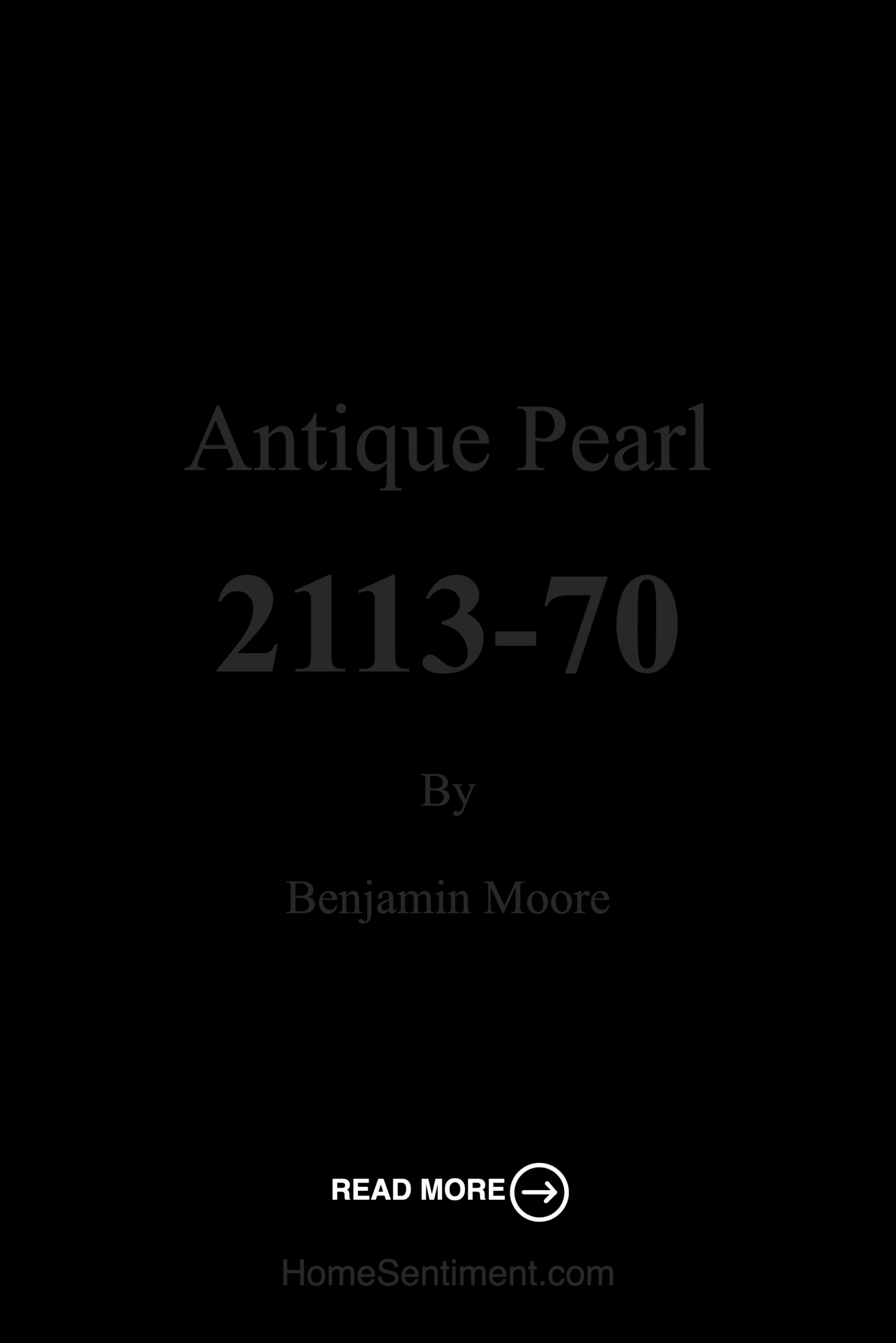 Antique Pearl 2113-70 by Benjamin Moore