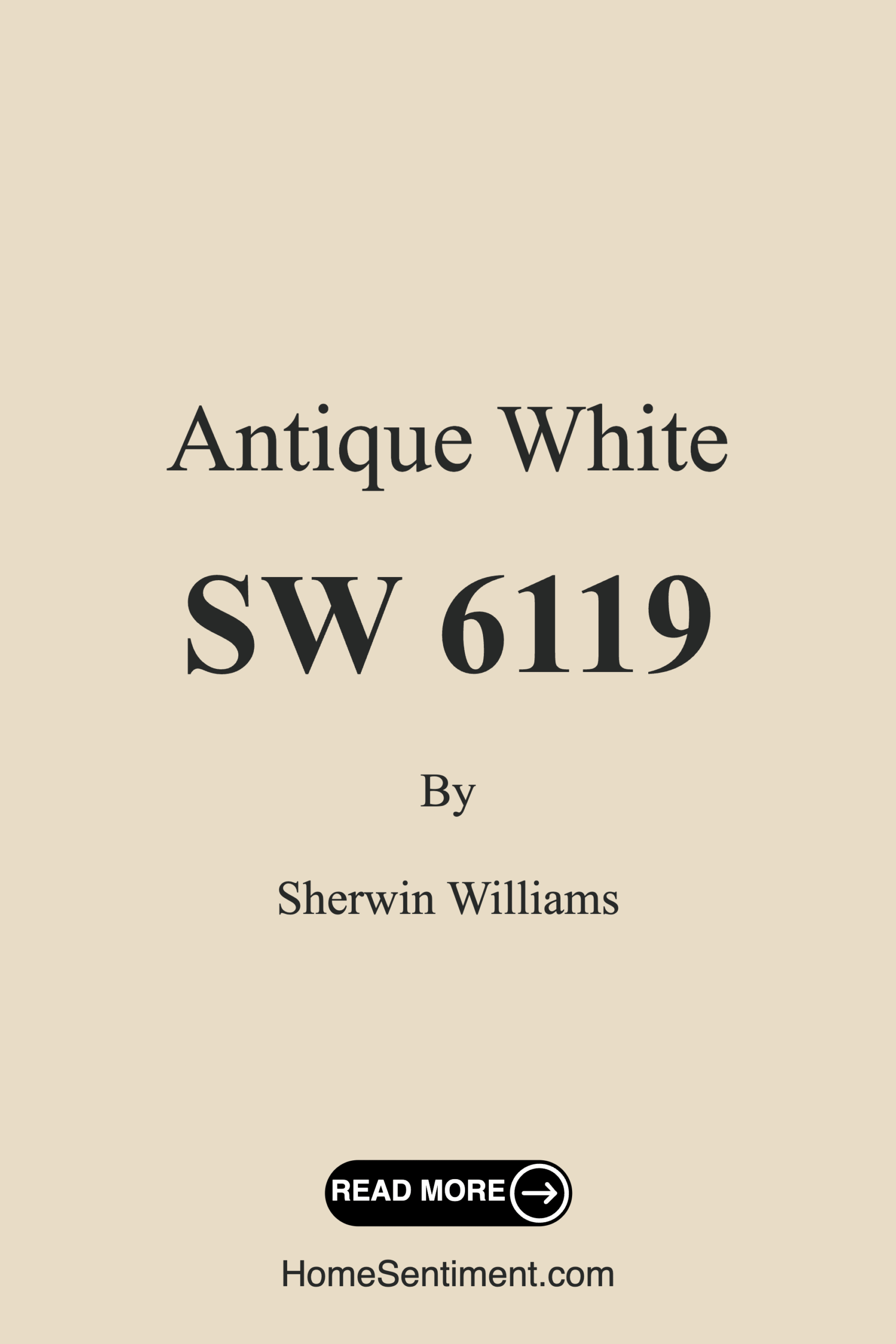 Antique White SW 6119 by Sherwin Williams