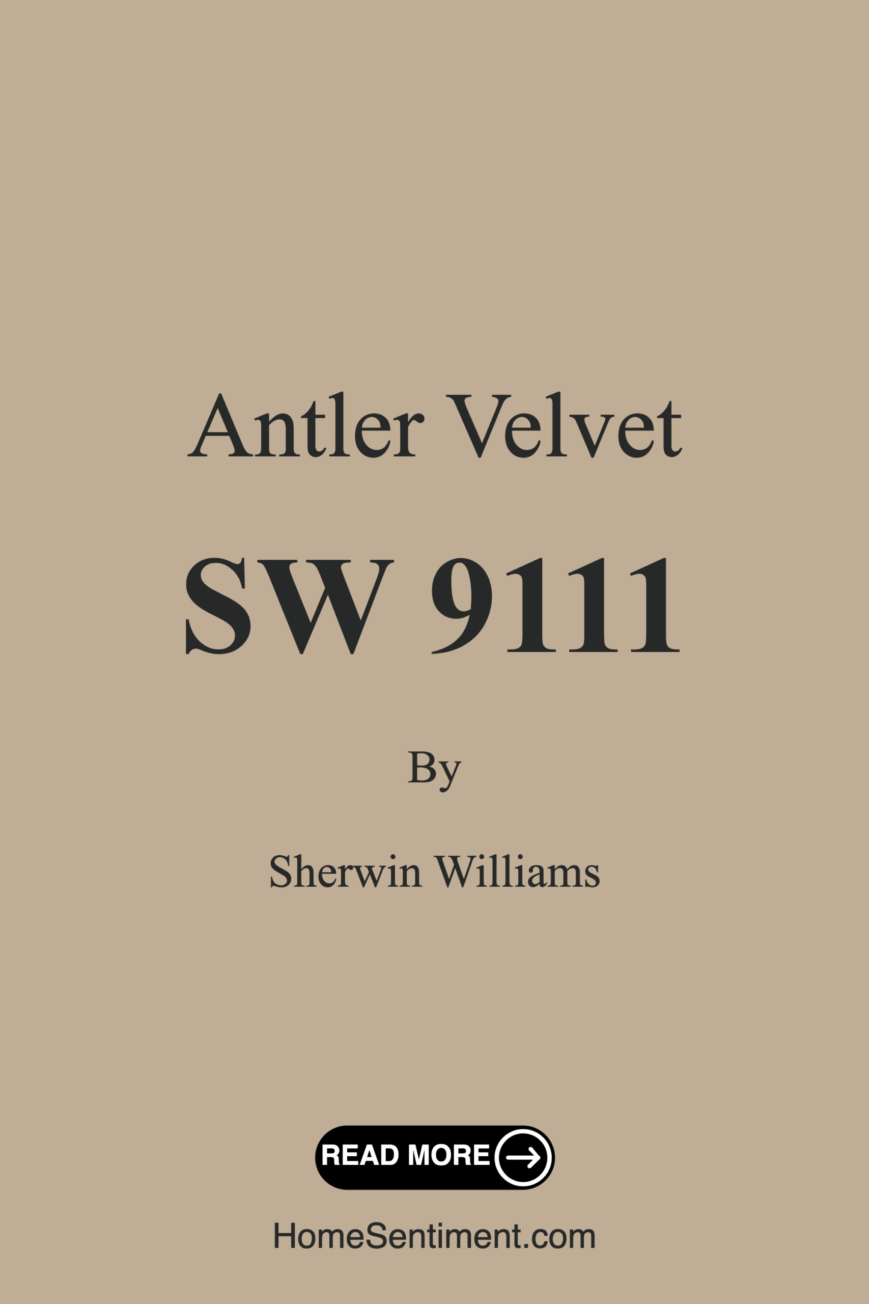 Antler Velvet SW 9111 by Sherwin Williams