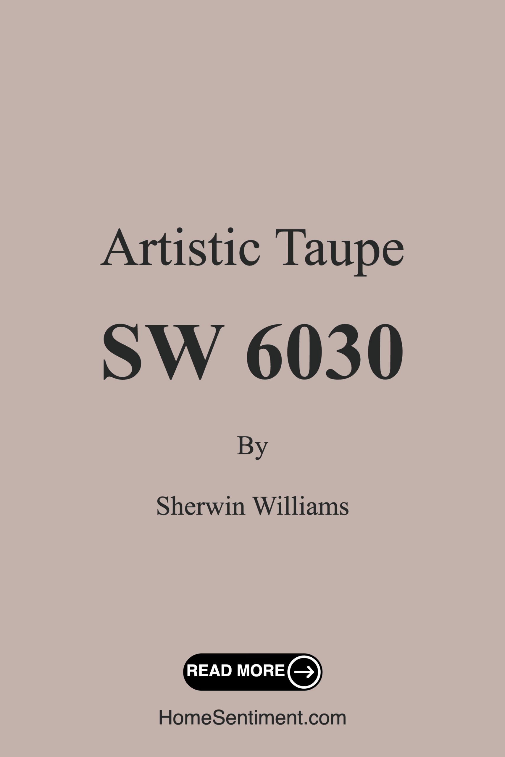 Artistic Taupe SW 6030 by Sherwin Williams