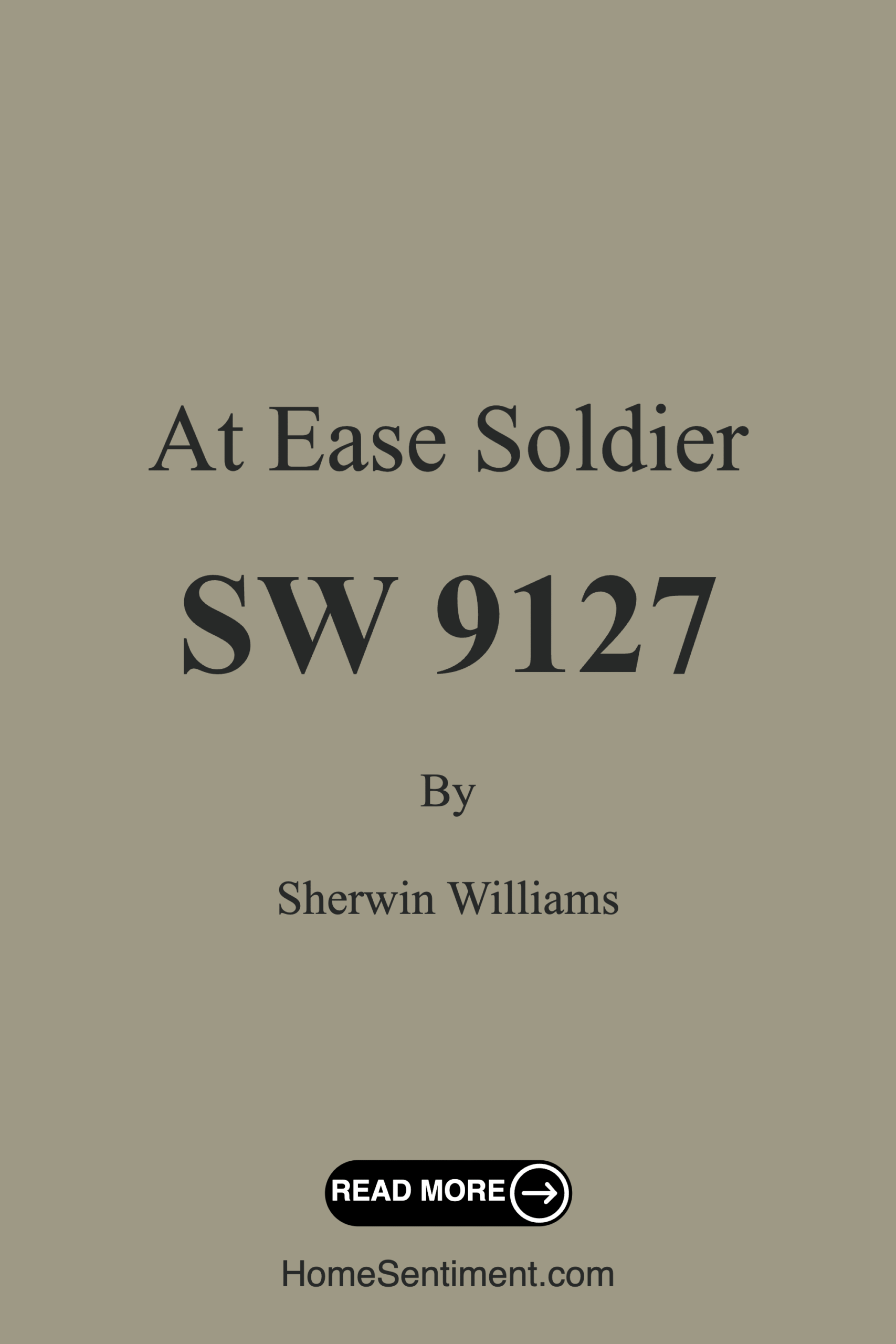 At Ease Soldier SW 9127 by Sherwin Williams