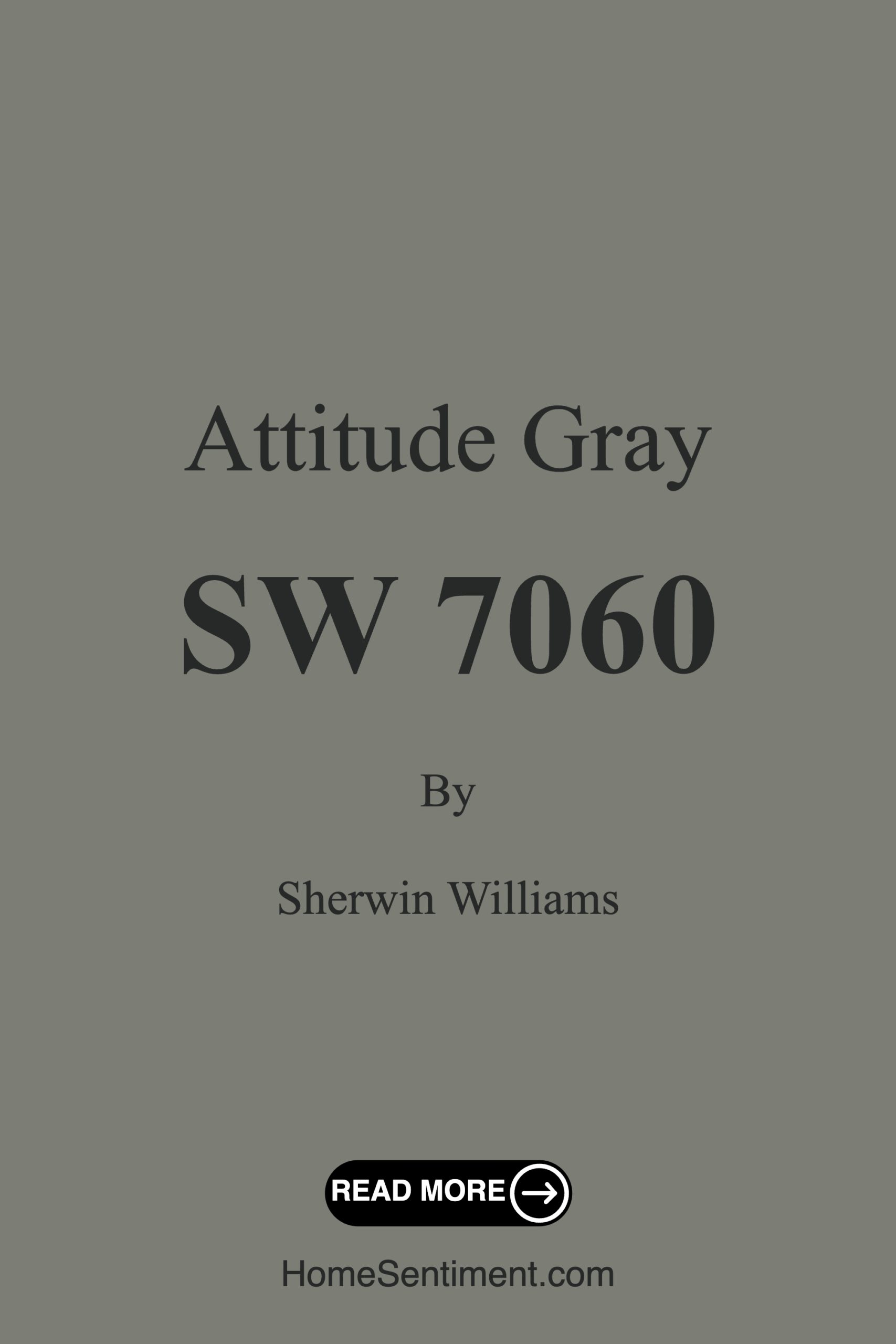 Attitude Gray SW 7060 by Sherwin Williams